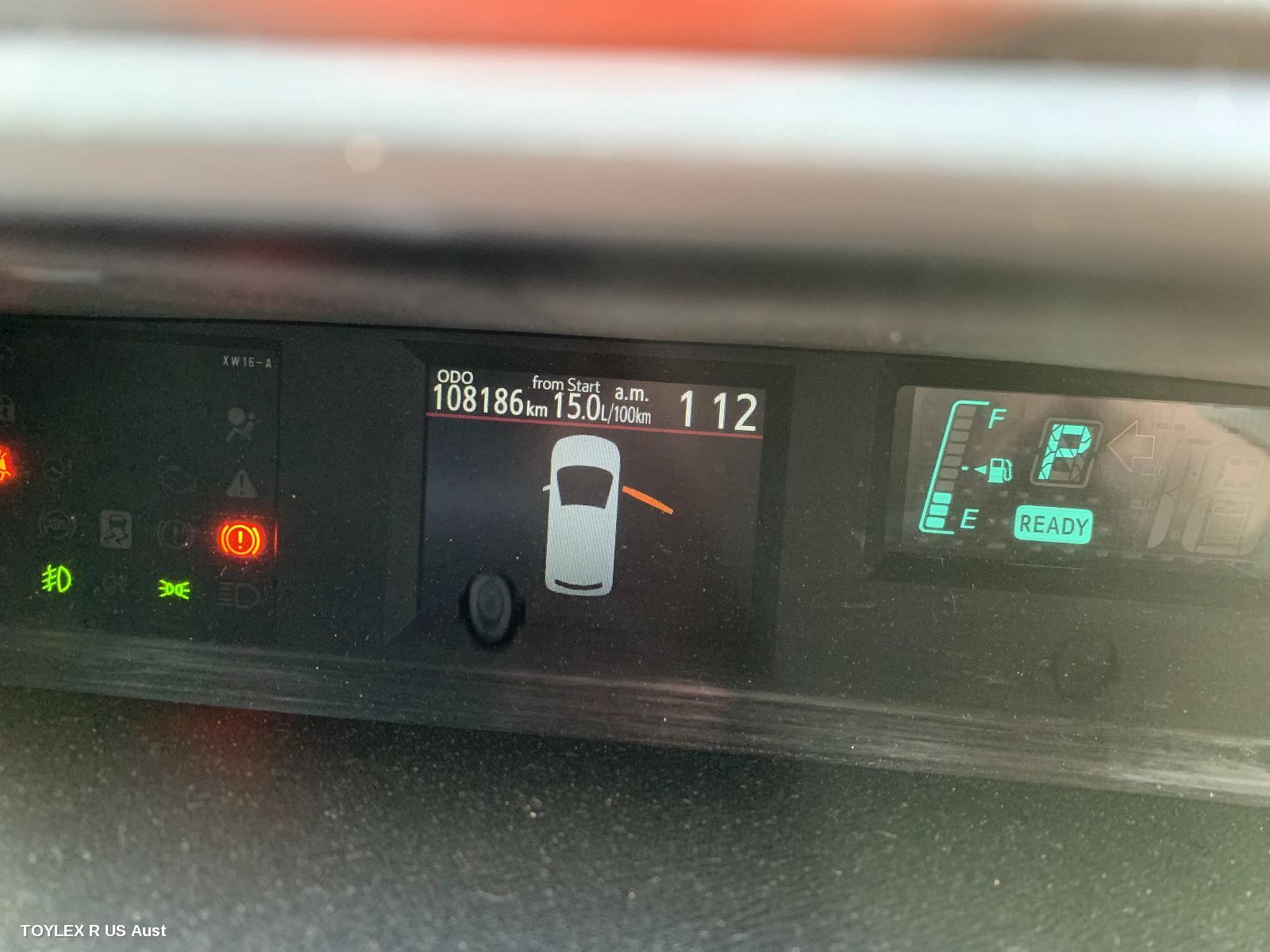 TOYOTA PRIUS 2013 Instrument Cluster NHP10R, PRIUS C