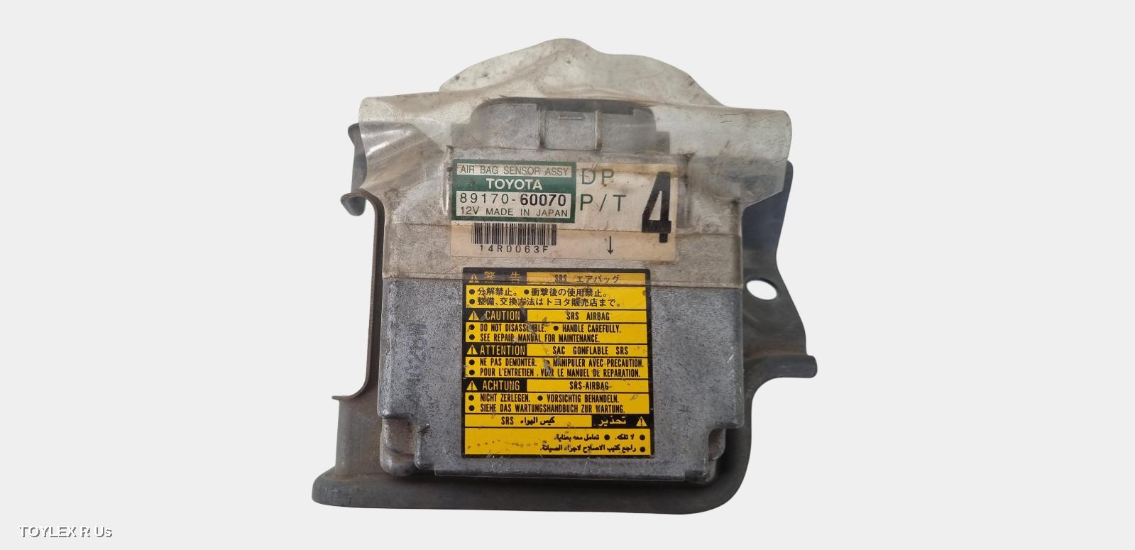 TOYOTA LANDCRUISER 1998 Airbag Module/Sensor 105 SERIES, MODULE, P/N 8917060070