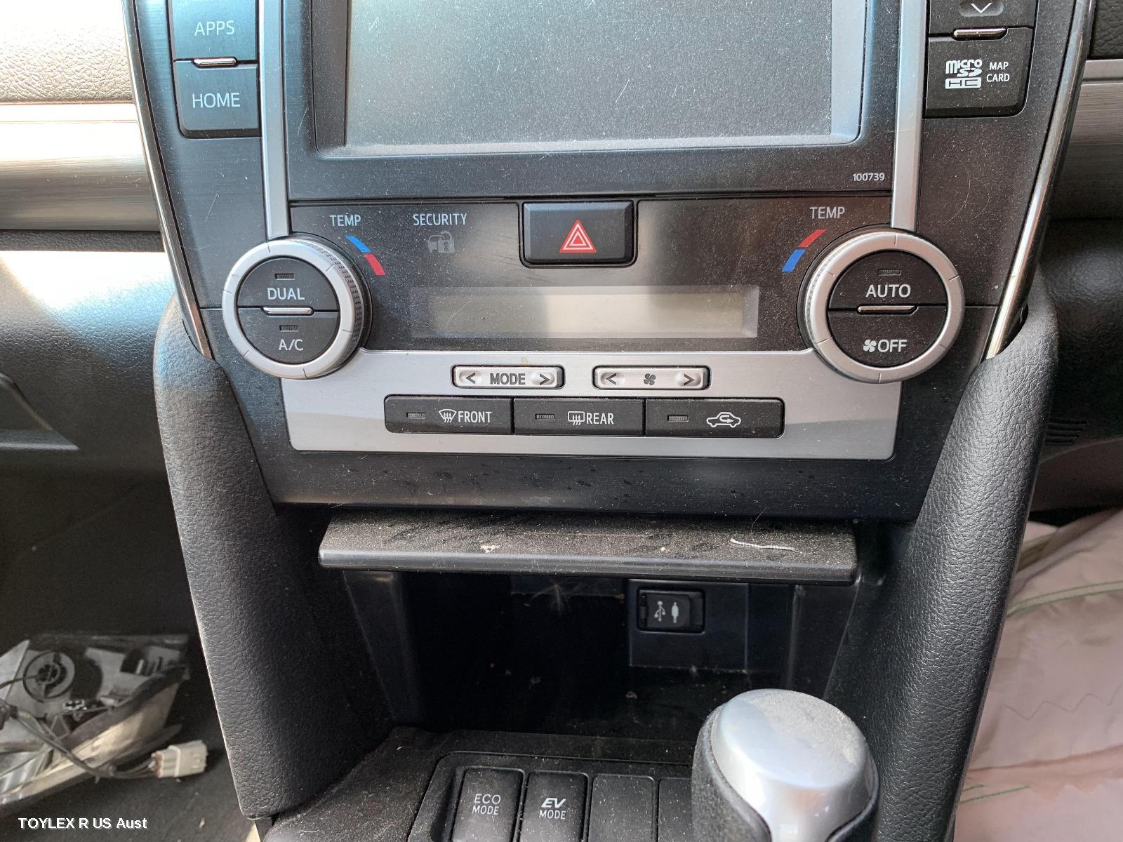 TOYOTA CAMRY 2017 Heater/Ac Controls ASV50/AVV50, CLIMATE CONTROL TYPE