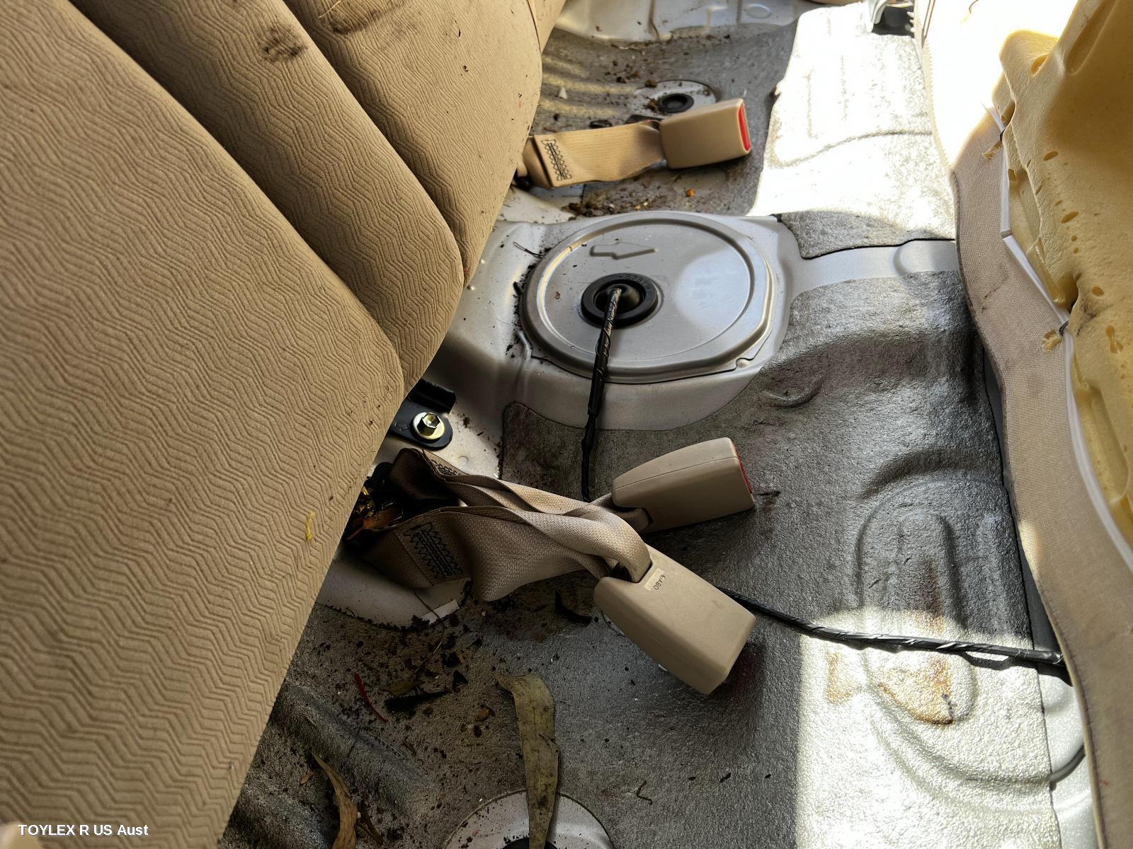TOYOTA COROLLA 2007 Seatbelt/Stalk RH REAR, SEAT BELT STALK ONLY, SEDAN, ZZE122