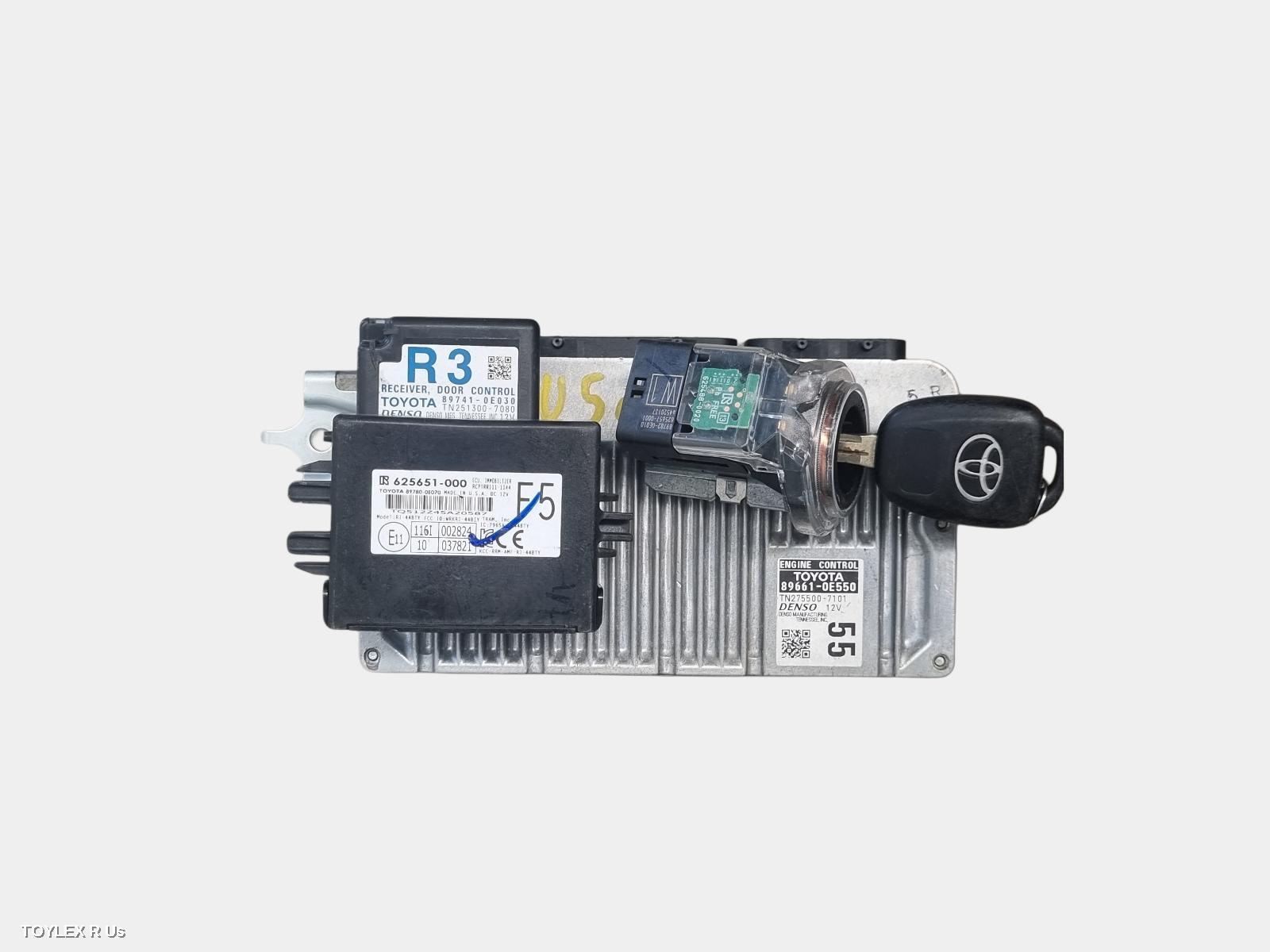 TOYOTA KLUGER 2015 Ecu ENGINE ECU, 3.5, PETROL, 2GR-FE, SEC SET (ECU/IMM/READER/KEY), GSU50/GSU55