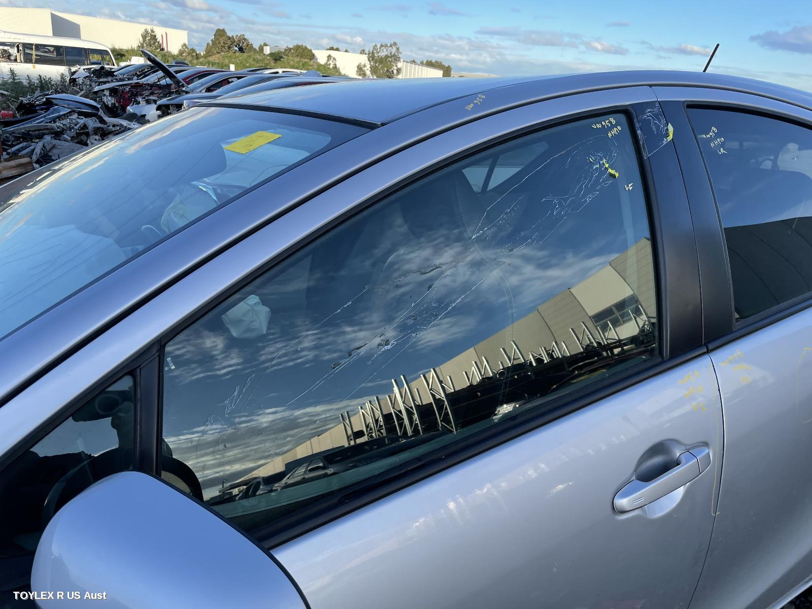 TOYOTA PRIUS 2012 Left Front Door Window NHP10R, PRIUS C