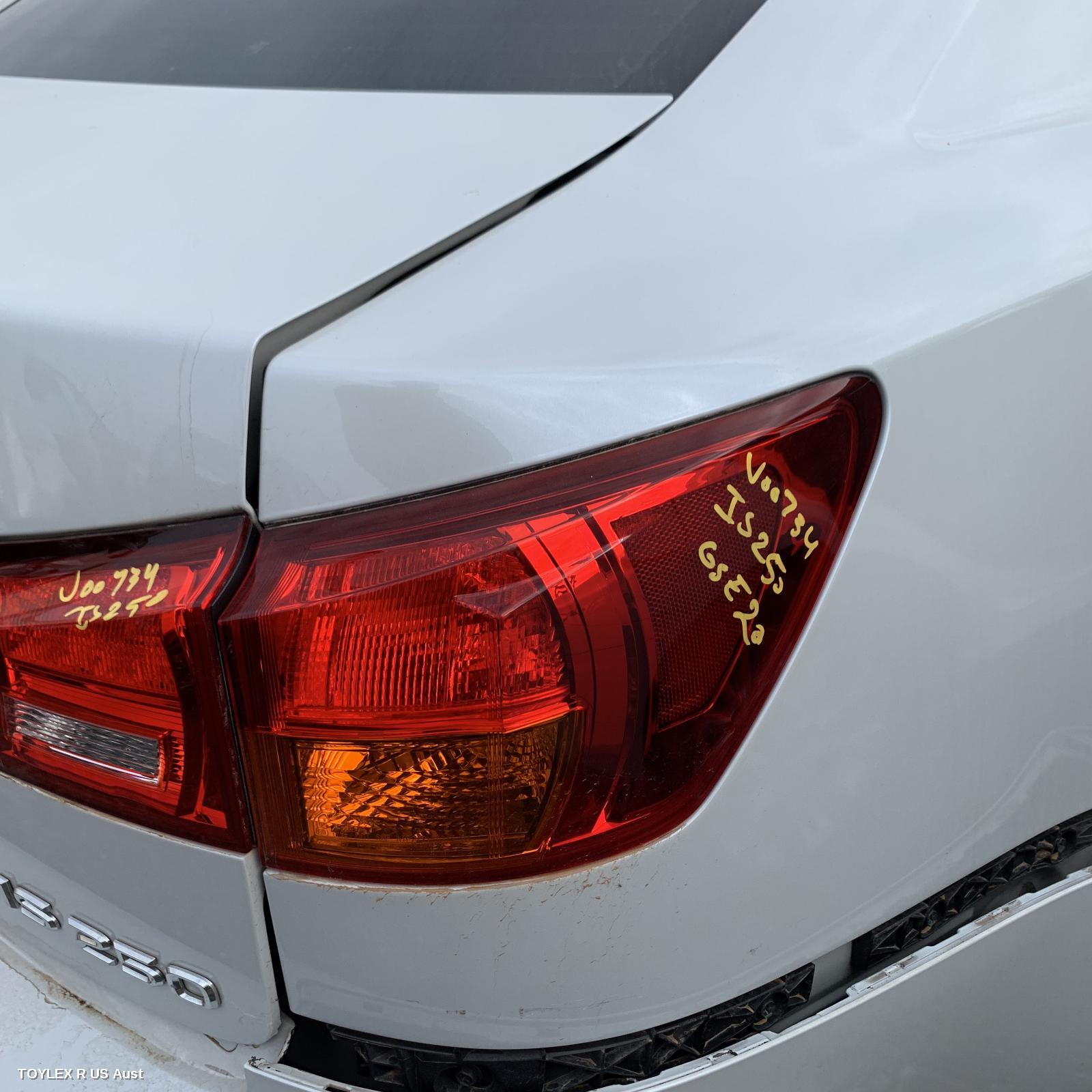 LEXUS IS250/IS250C 2006 Right Taillight IS250, GSE20R, SEDAN, HORIZONTAL TYPE