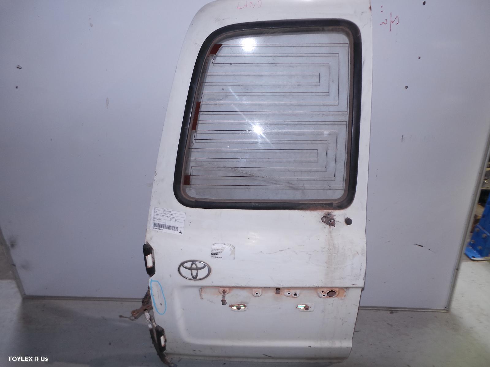 TOYOTA LANDCRUISER 1994 Bootlid/Tailgate 80 SERIES, BARN DOOR (LH SIDE)