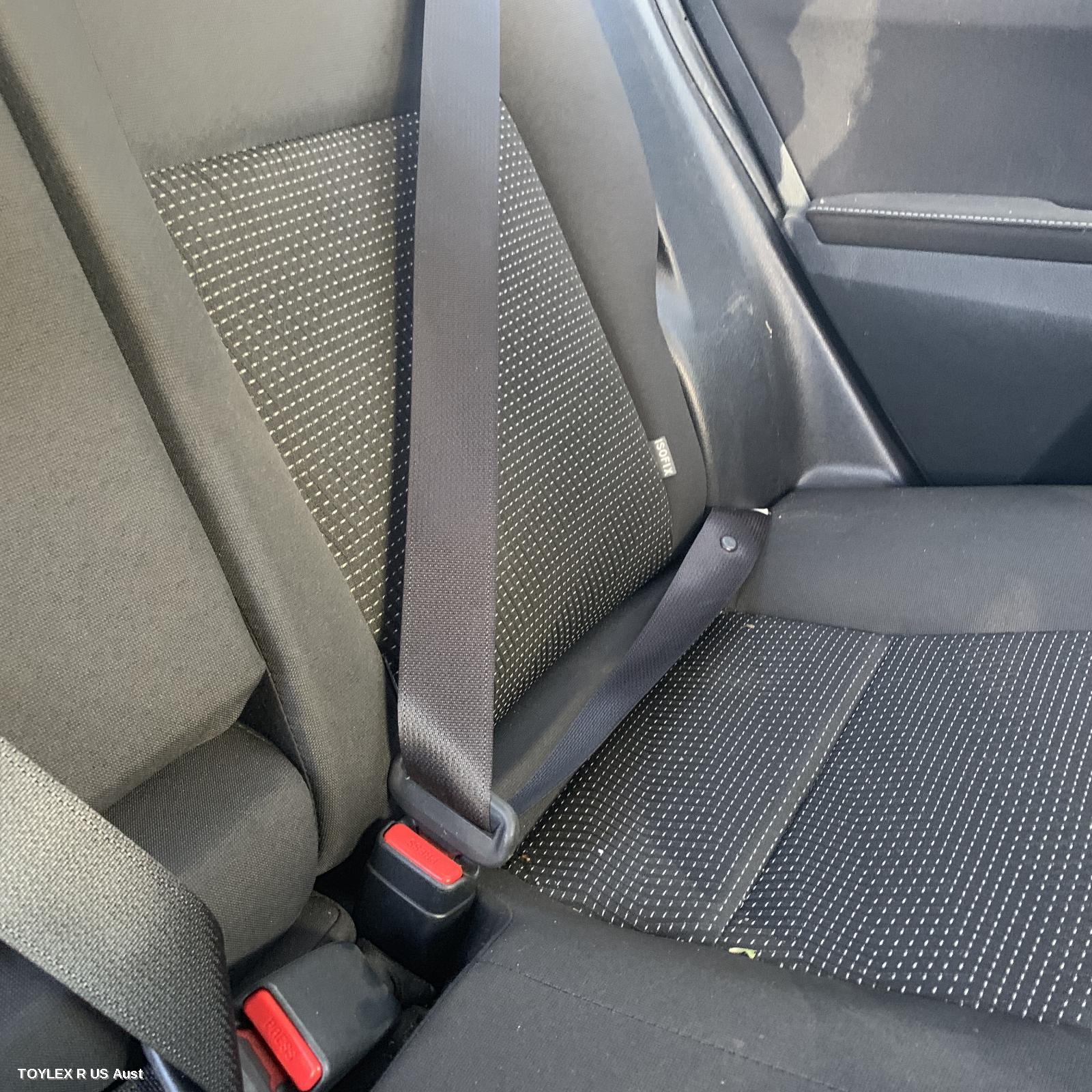 TOYOTA COROLLA 2018 Seatbelt/Stalk LH REAR, SEAT BELT ONLY, ZRE182R, HATCH