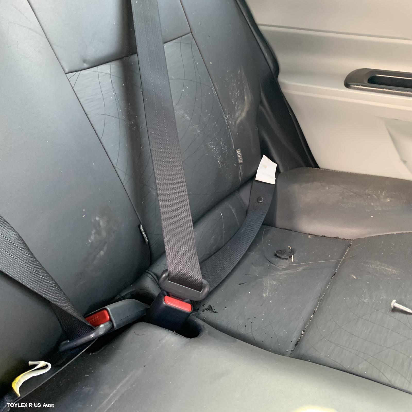 TOYOTA PRIUS 2013 Seatbelt/Stalk LH REAR, SEAT BELT ONLY, NHP10R, PRIUS C