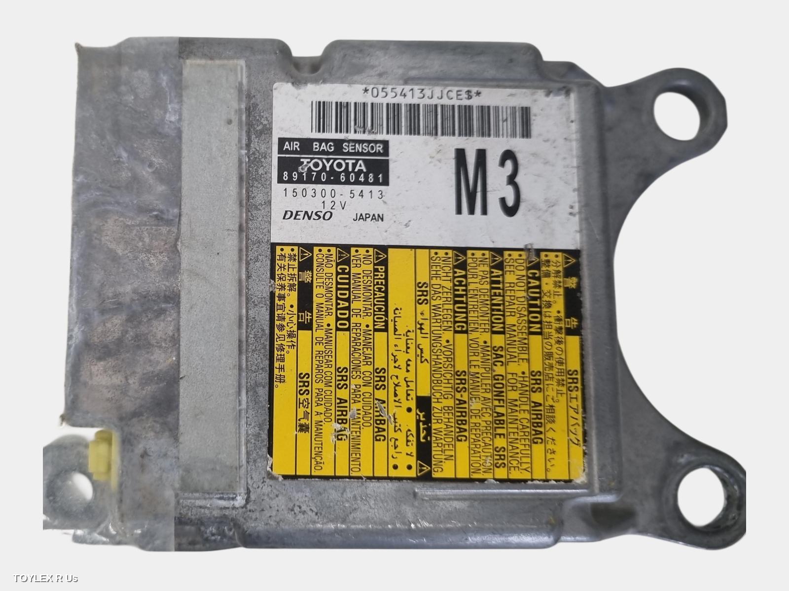 TOYOTA PRADO 2011 Airbag Module/Sensor 150 SERIES, MODULE, W/ KNEE & CURTAIN AIRBAGS TYPE, P/N 8917060481