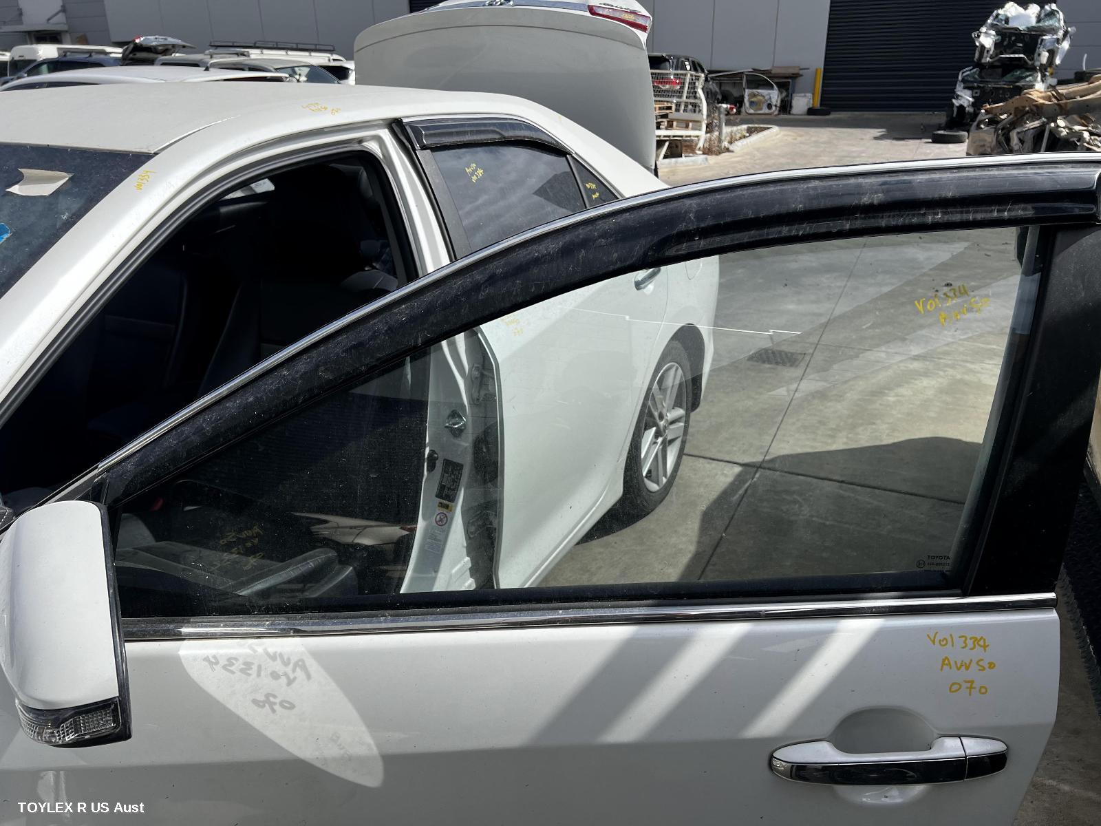TOYOTA CAMRY 2014 Left Front Door Window ASV50/AVV50, POWER