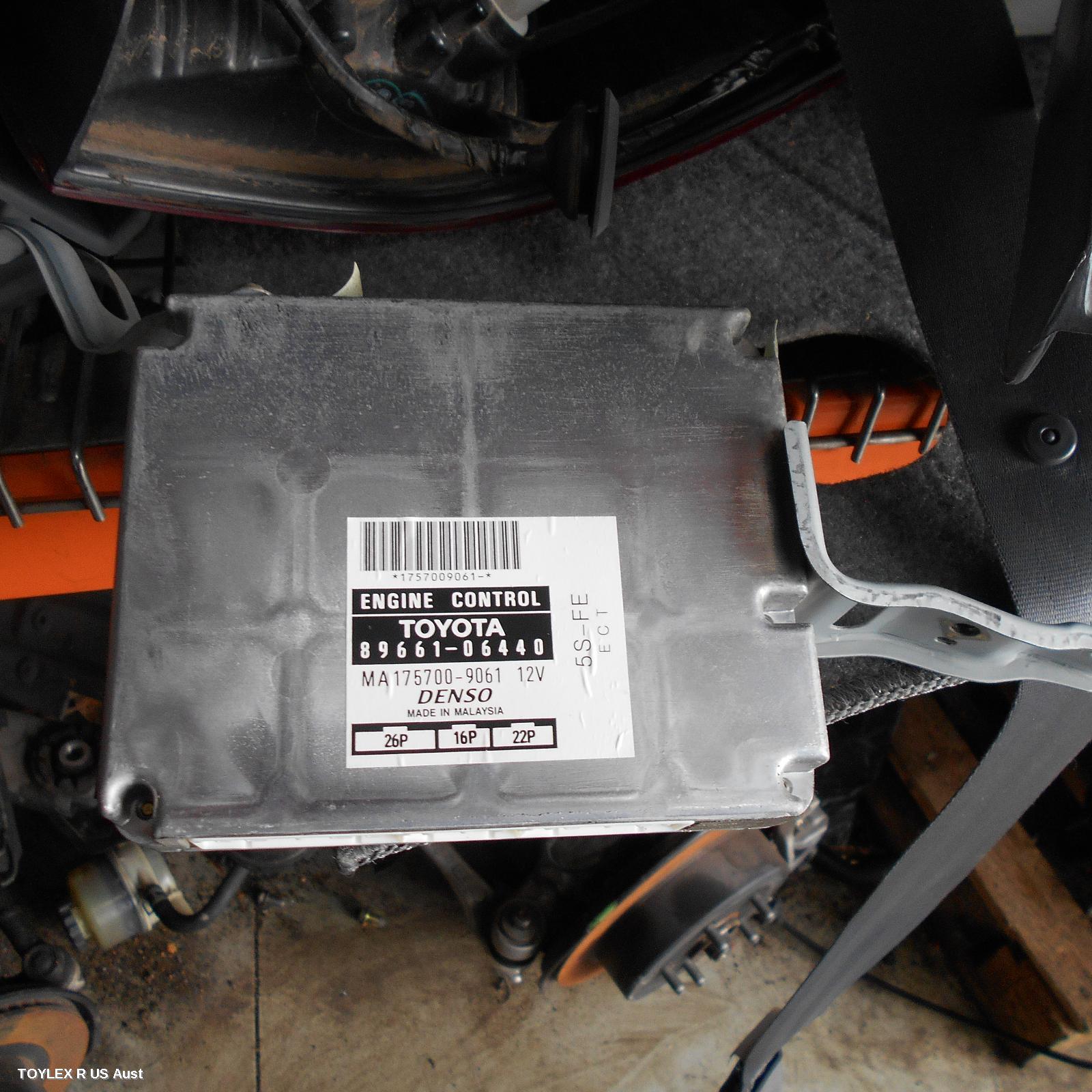 TOYOTA CAMRY 2001 Ecu ENGINE ECU, SK20, 2.2, 5S-FE, SEC SET (ECU/IMM/READER/KEY)