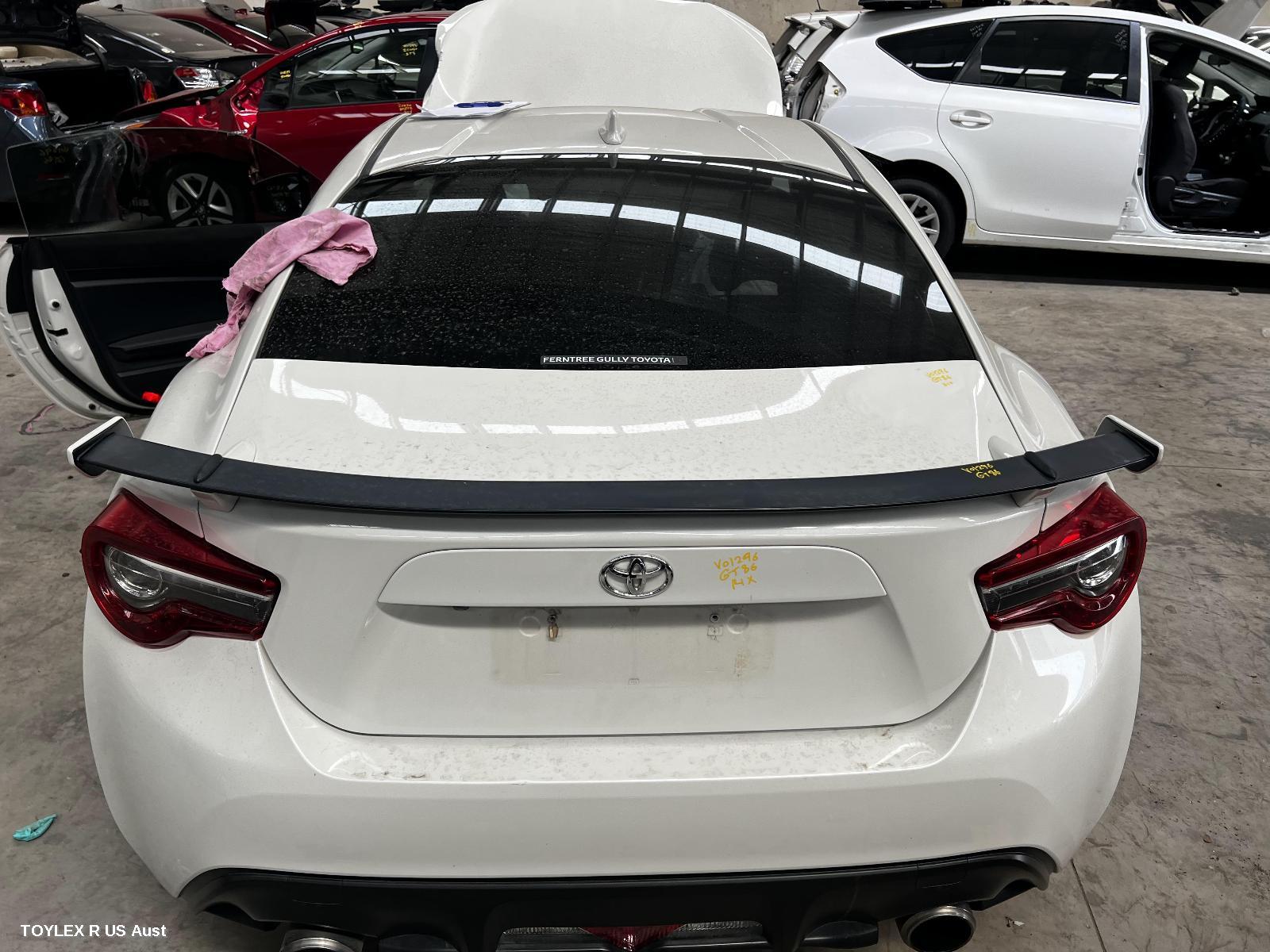TOYOTA 86 2017 Bootlid/Tailgate BOOTLID, ZN6, GTS, LOW SPOILERED TYPE