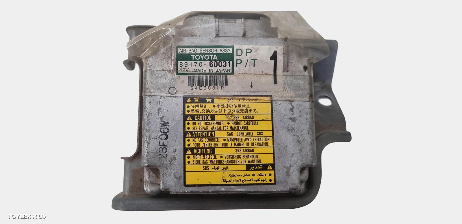 TOYOTA LANDCRUISER 2001 Airbag Module/Sensor 100 SERIES, MODULE, P/N 8917060031