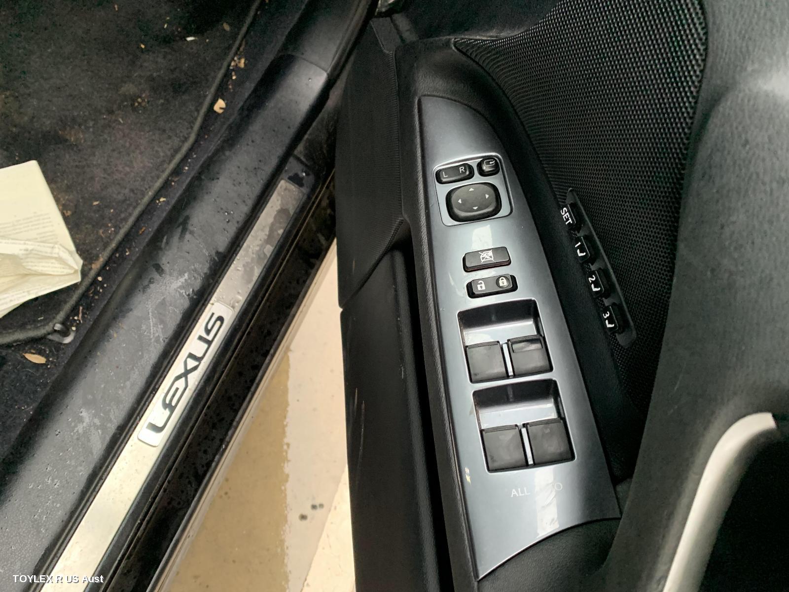 LEXUS IS250/IS250C 2011 Pwr Dr Wind Switch IS250/IS350/IS F, RH FRONT (MASTER SWITCH), SEDAN, GSE20R/GSE21R/USE20R