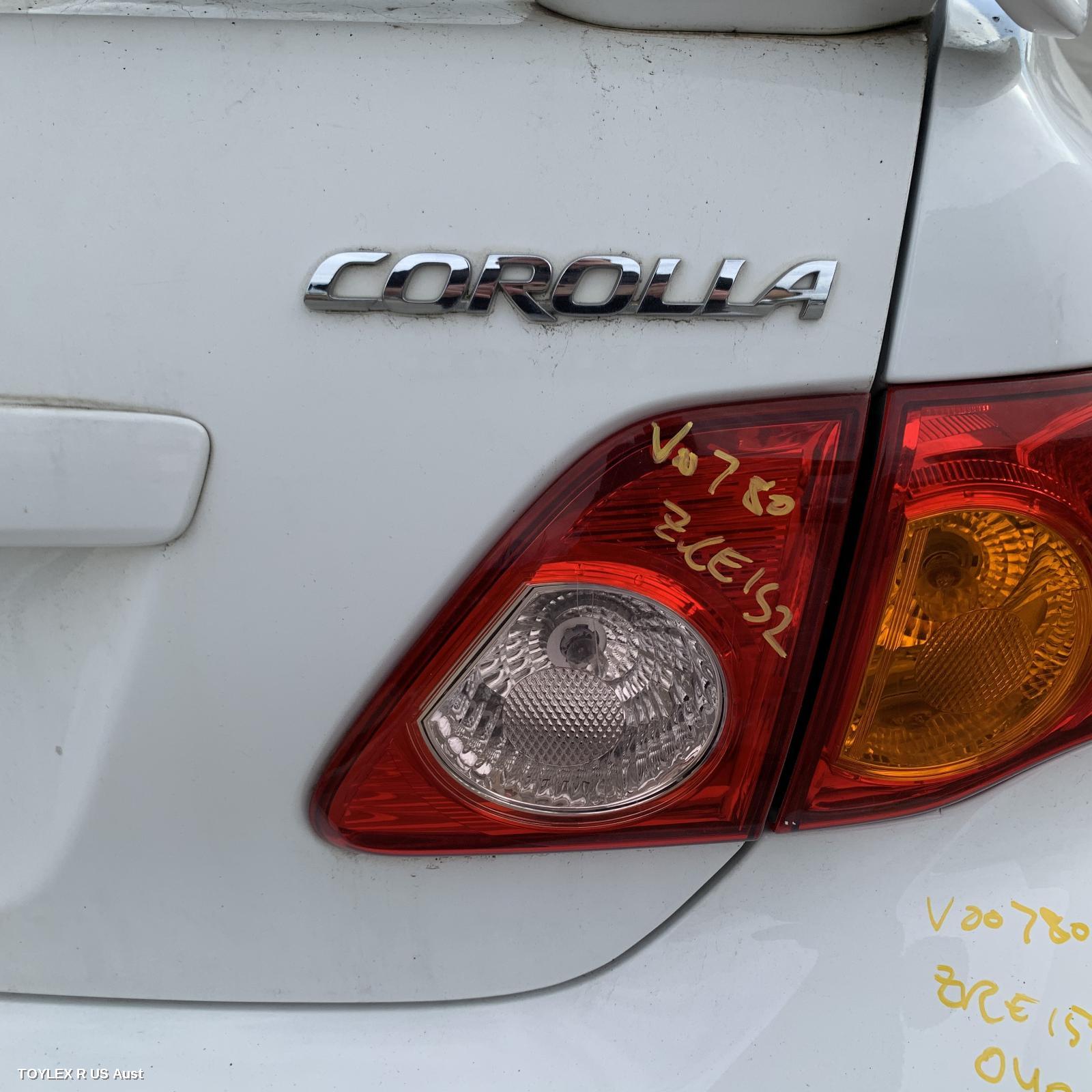 TOYOTA COROLLA 2008 Rear Garnish BOOTLID LAMP (RH SIDE), ZRE152/153R