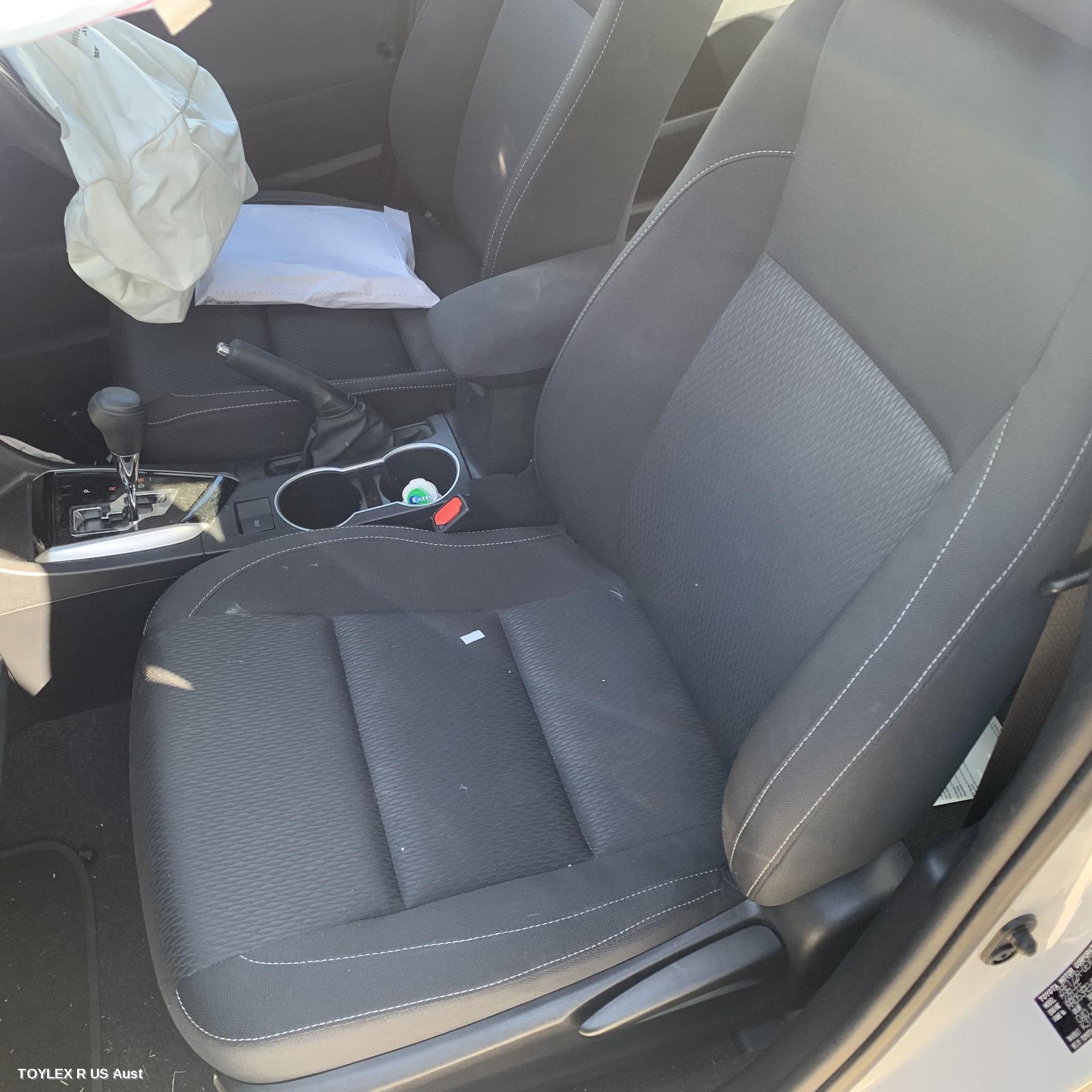 TOYOTA COROLLA 2017 Front Seat LH FRONT, ZRE172R, SEDAN, CLOTH, ASCENT/SX
