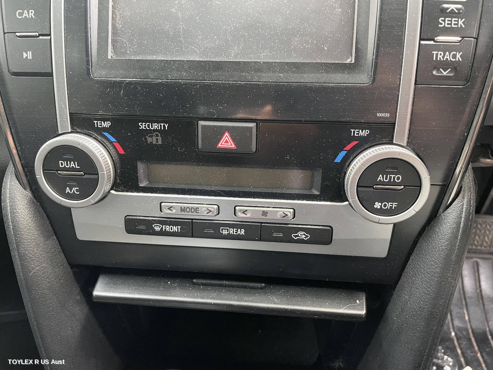 TOYOTA CAMRY 2014 Heater/Ac Controls ASV50/AVV50, CLIMATE CONTROL TYPE