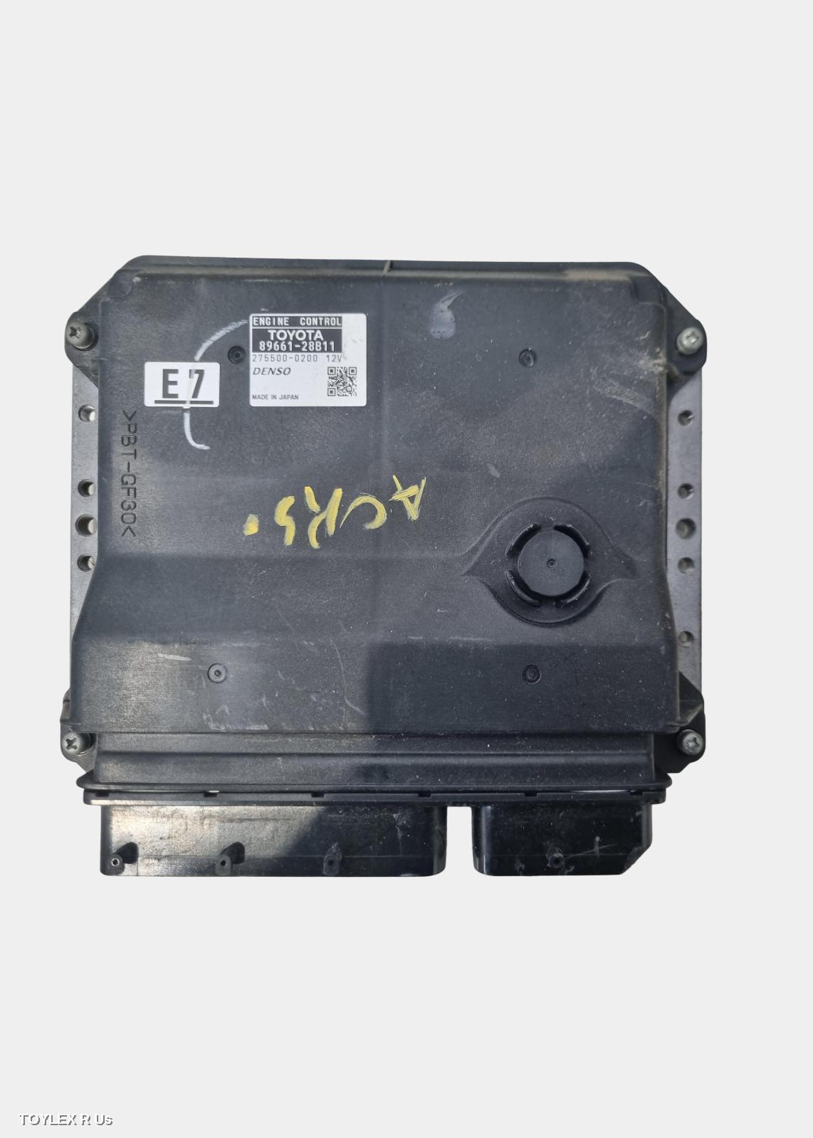 TOYOTA ESTIMA 2016 Ecu ENGINE ECU, 2.4, PETROL, 2AZ-FE, ECU ONLY, XR50, 05-19 (IMPORT)
