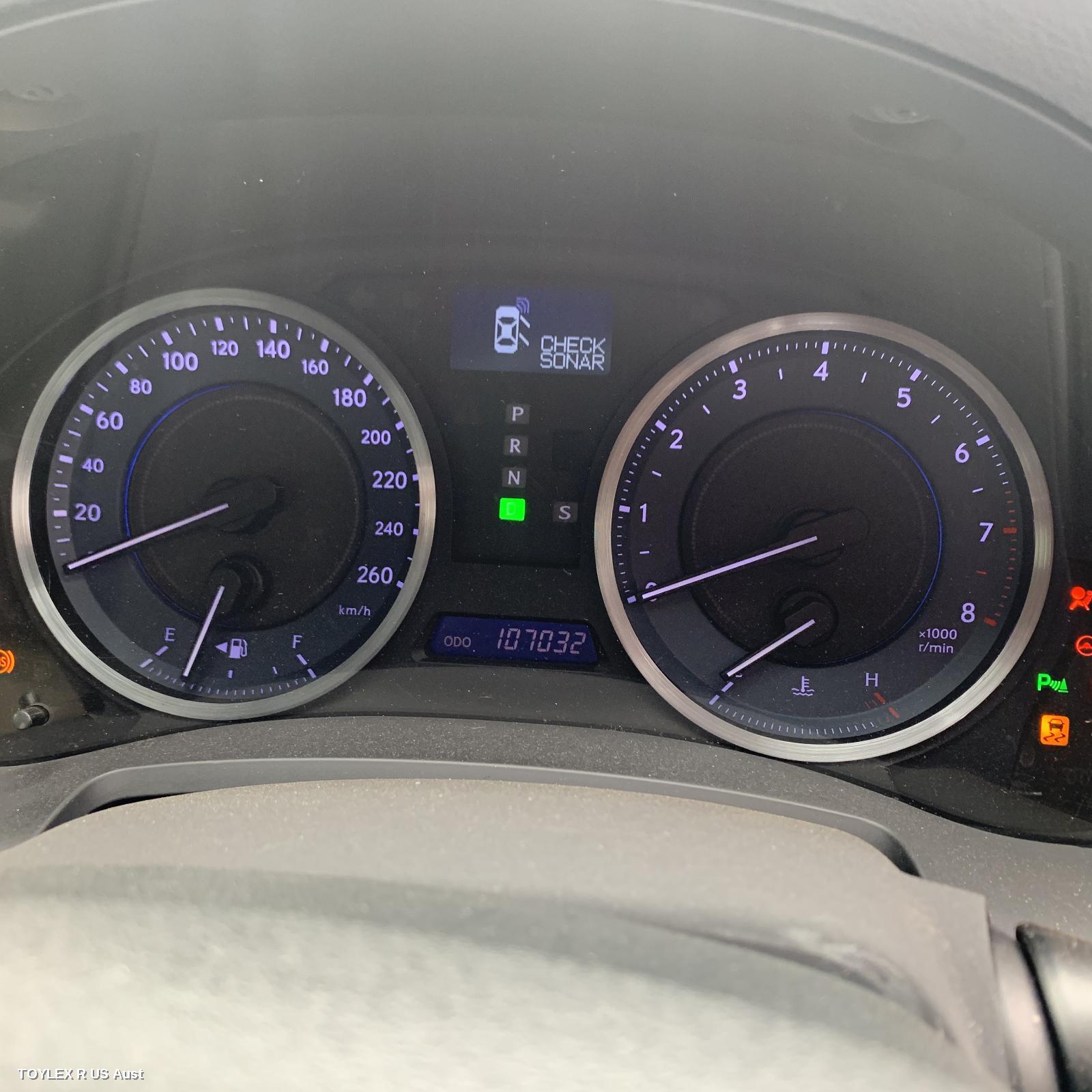 LEXUS IS250/IS250C 2012 Instrument Cluster AUTO T/M, GSE20R
