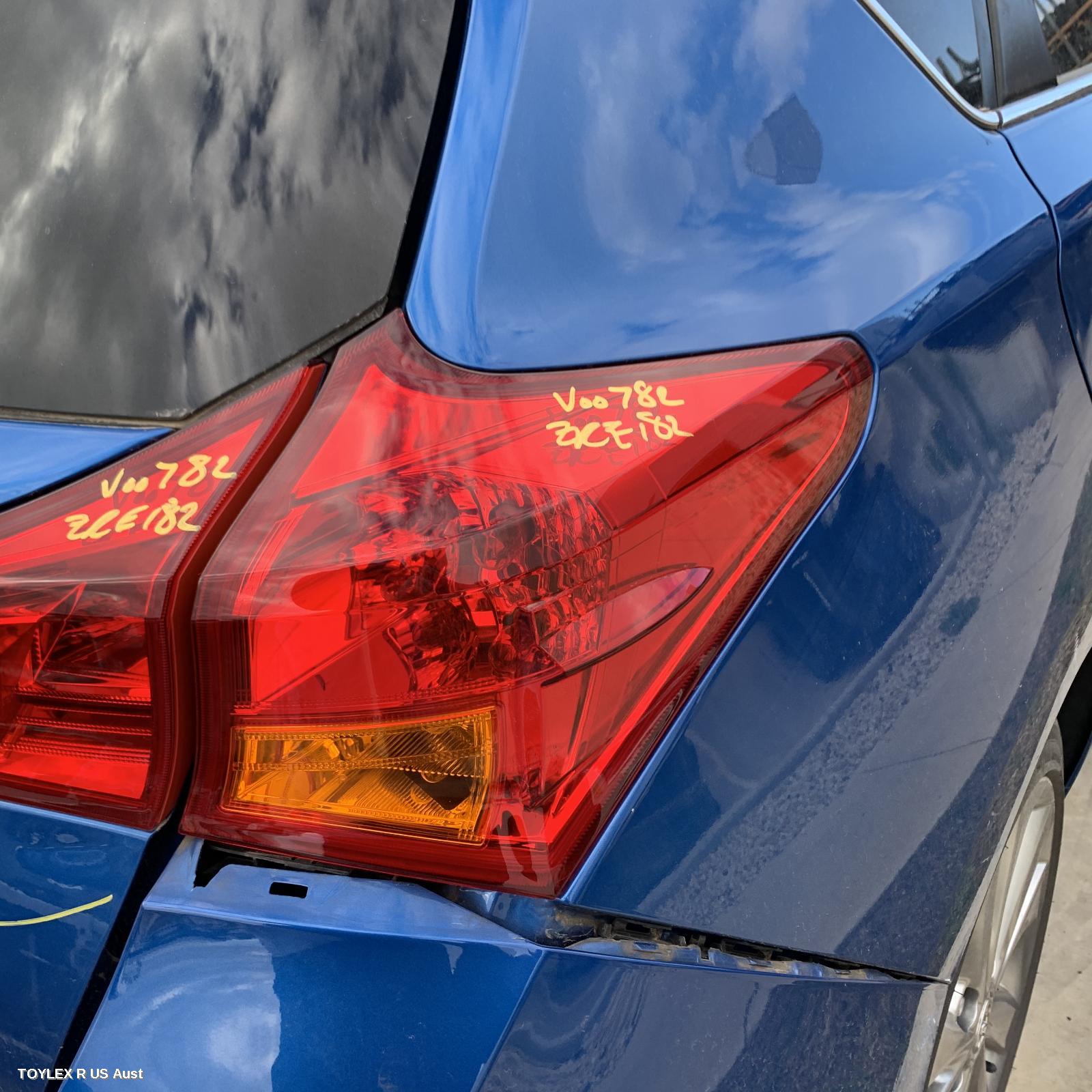 TOYOTA COROLLA 2014 Right Taillight ZRE182R/ZWE186R, HATCH