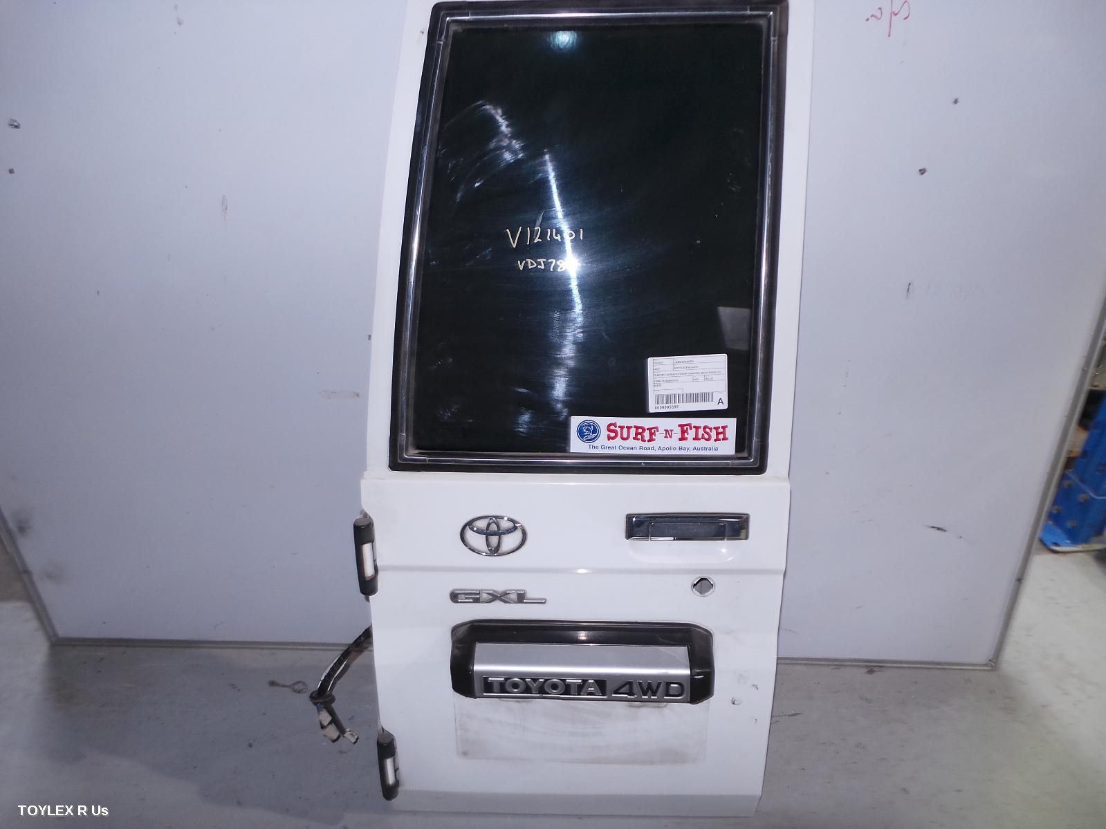 TOYOTA LANDCRUISER 2004 Bootlid/Tailgate 78 SERIES, BARN DOOR (LH SIDE)
