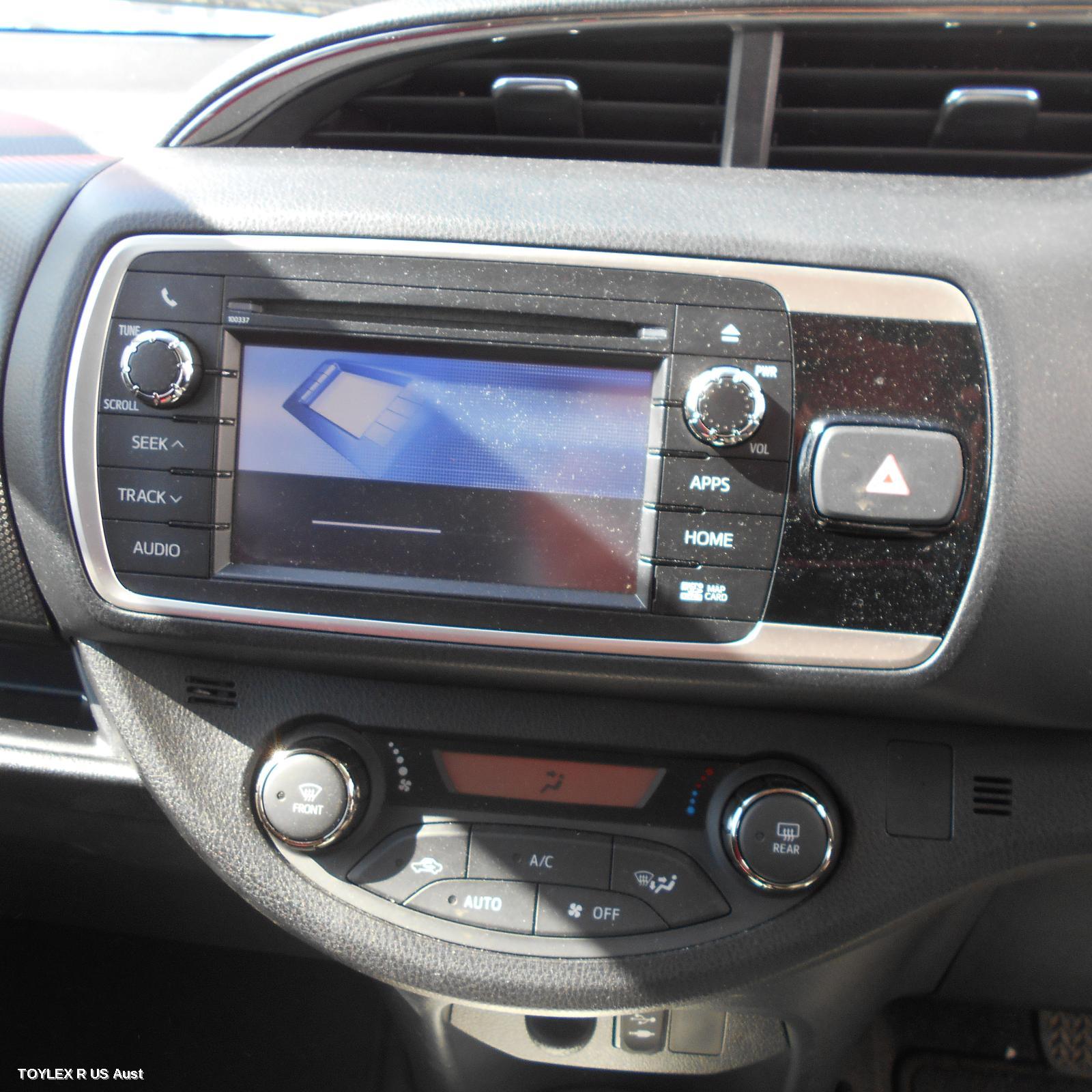 TOYOTA YARIS 2016 Radio/Cd/Dvd/Sat/Tv SAT NAV HEAD UNIT, NCP13#