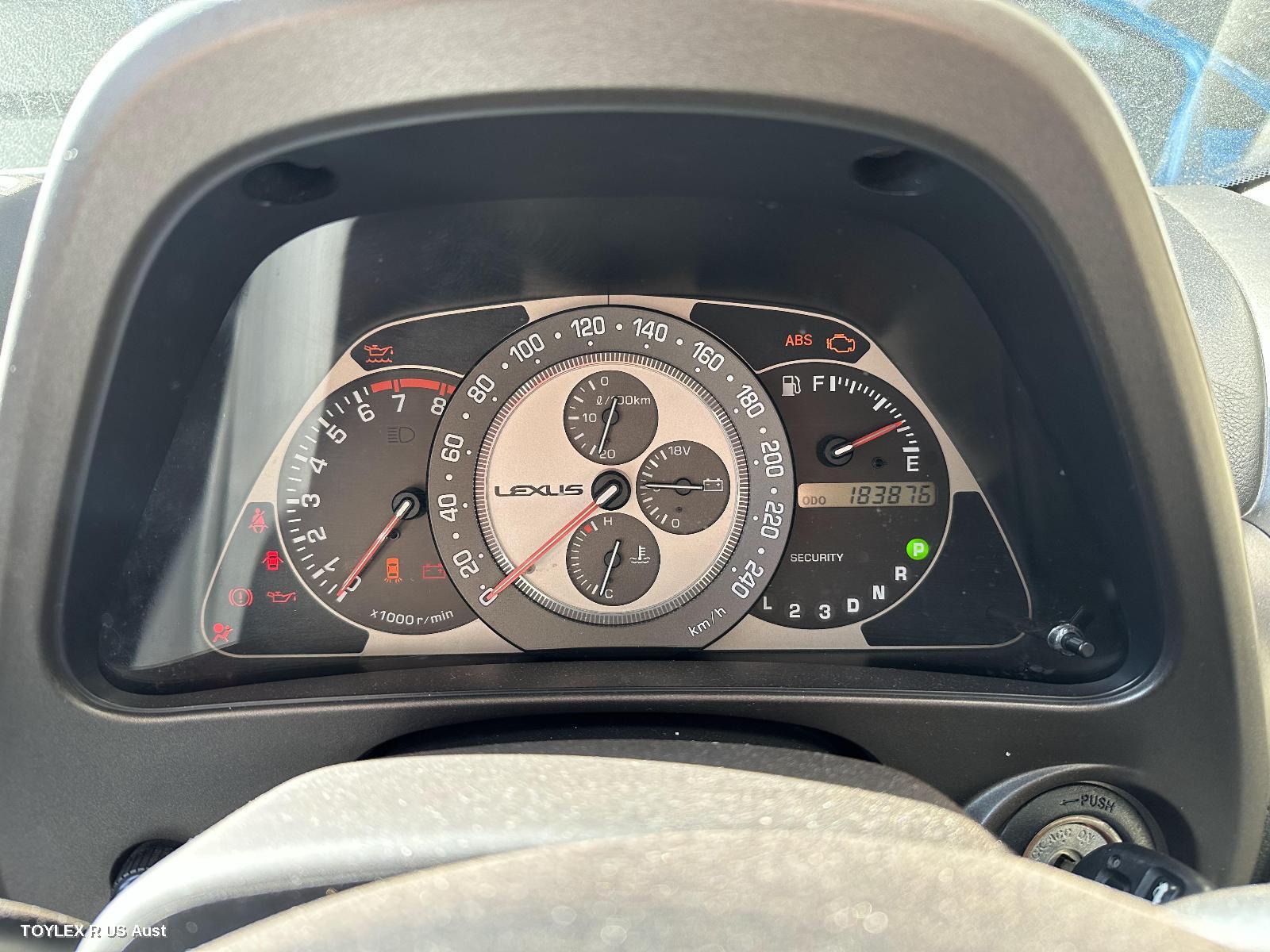 LEXUS IS200/IS300 2005 Instrument Cluster IS200/IS300, AUTO T/M