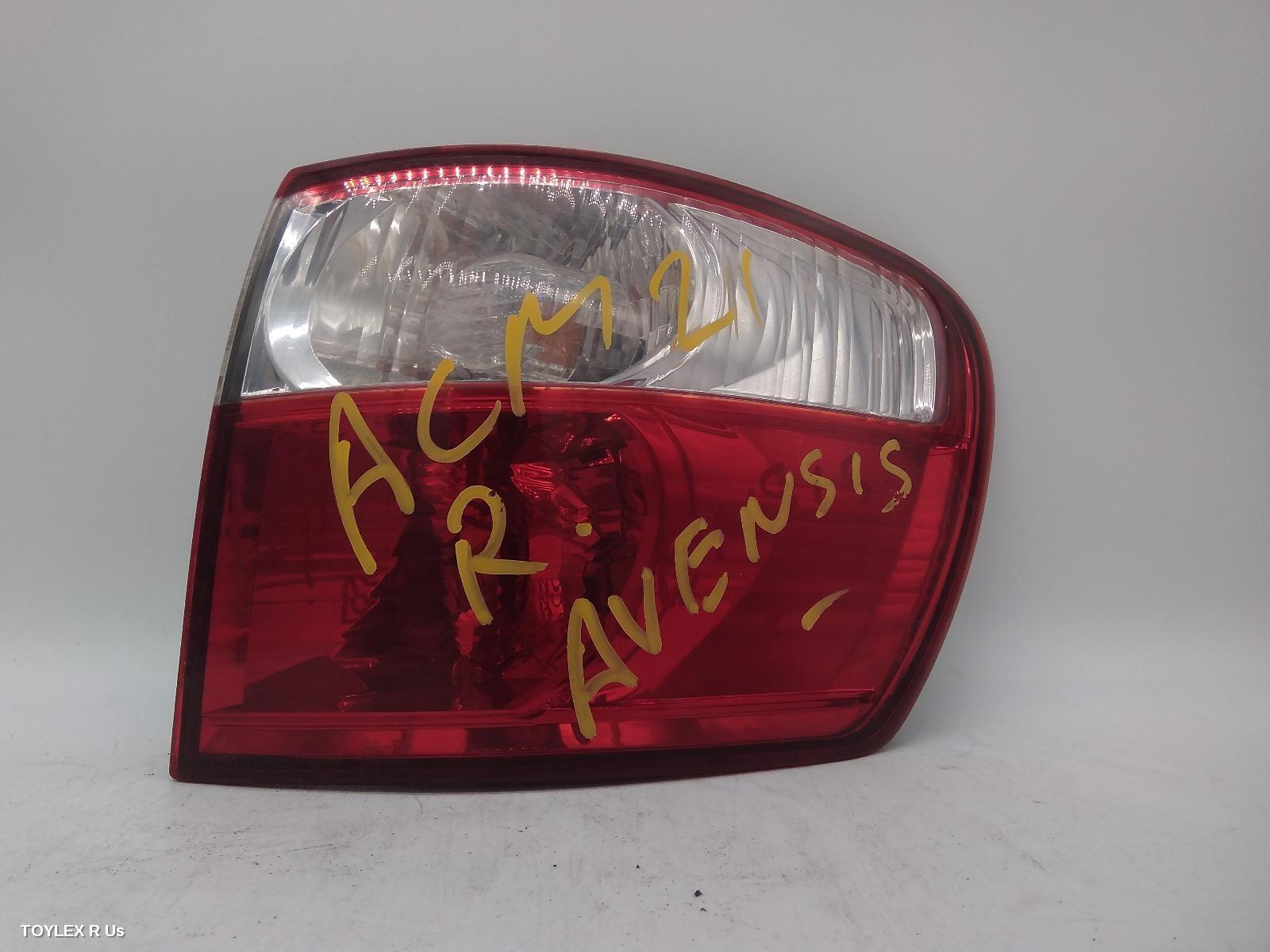 TOYOTA AVENSIS 2006 Right Taillight ACM21R