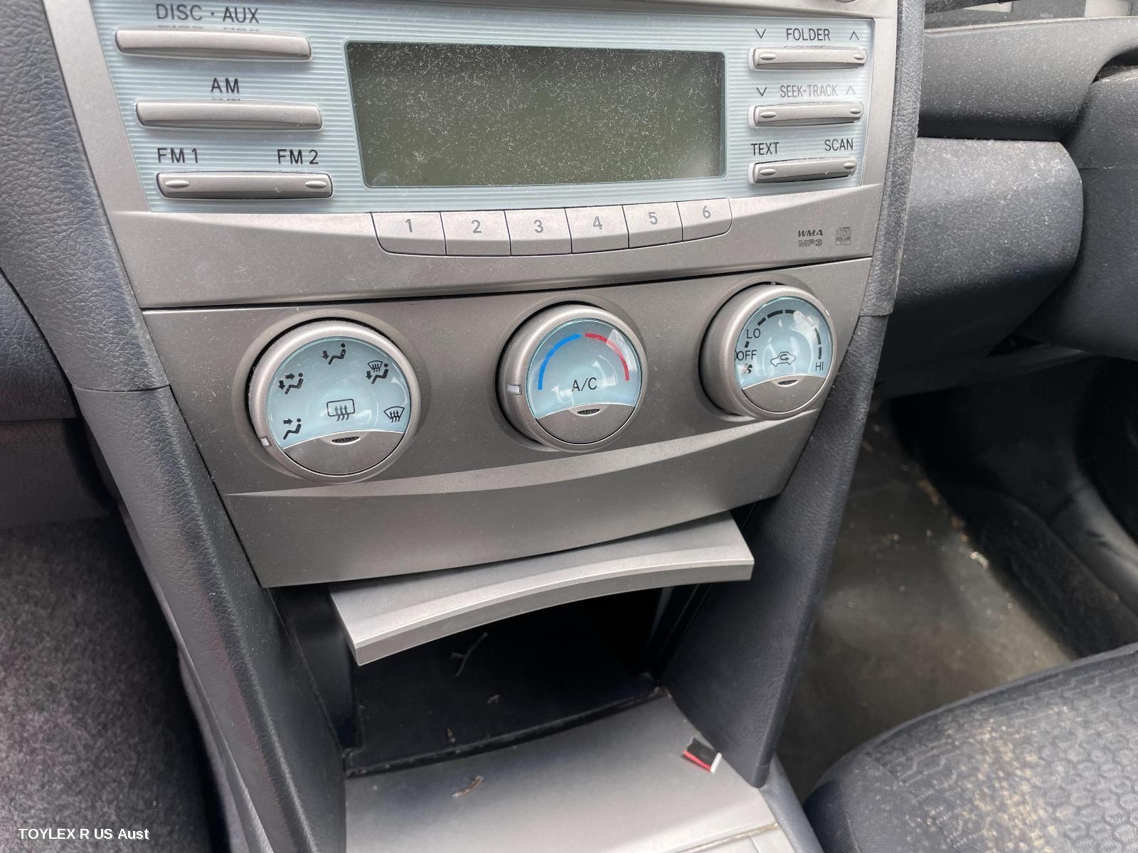 TOYOTA CAMRY 2009 Heater/Ac Controls ACV40, ALTISE, NON CLIMATE CONTROL TYPE