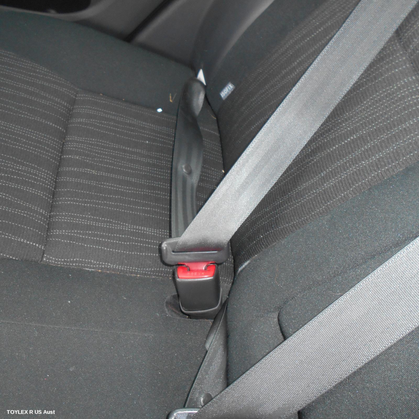 TOYOTA COROLLA 2008 Seatbelt/Stalk RH REAR, SEAT BELT ONLY, ZRE152R, HATCH