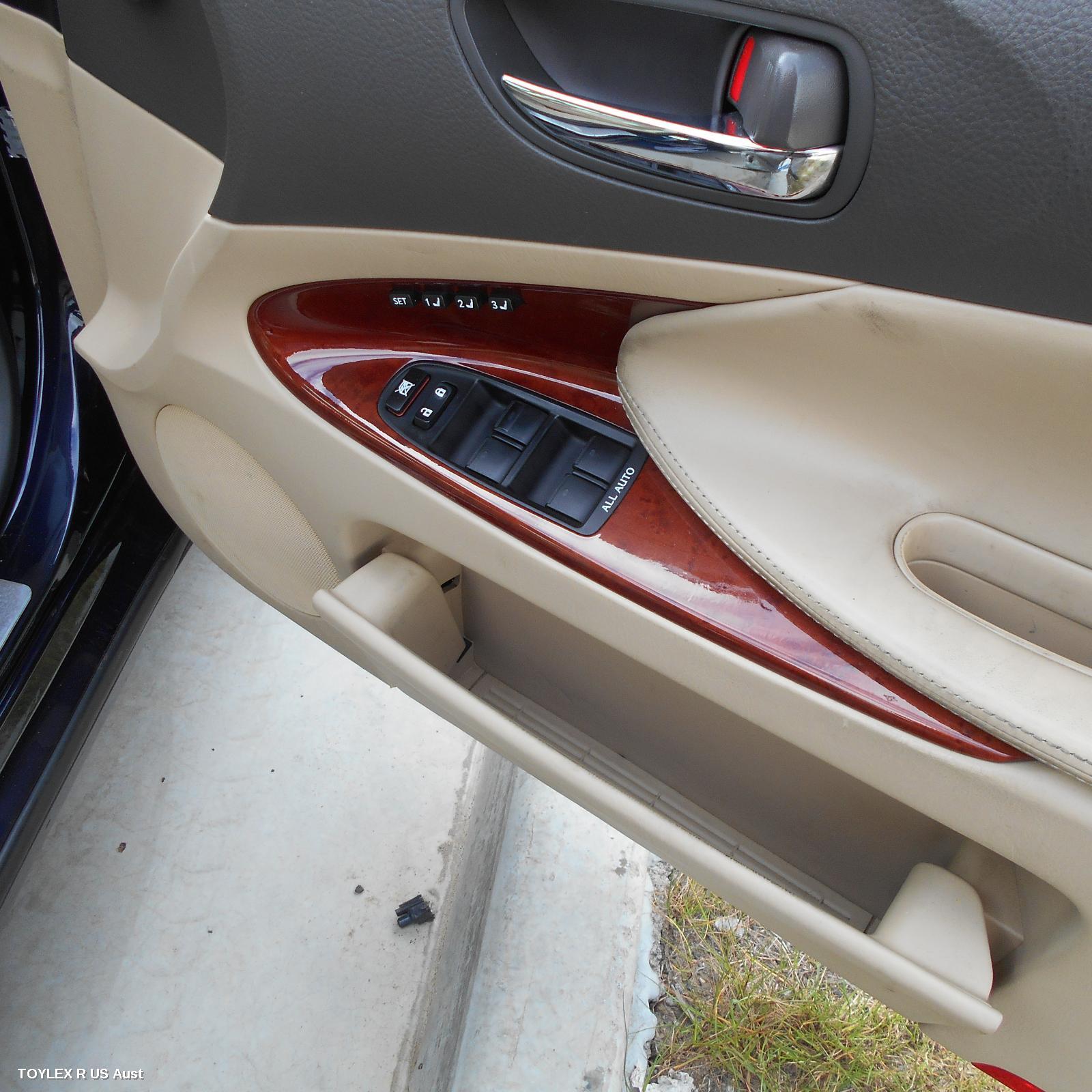 LEXUS GS 2008 Pwr Dr Wind Switch RH FRONT (MASTER SWITCH), 190 SERIES