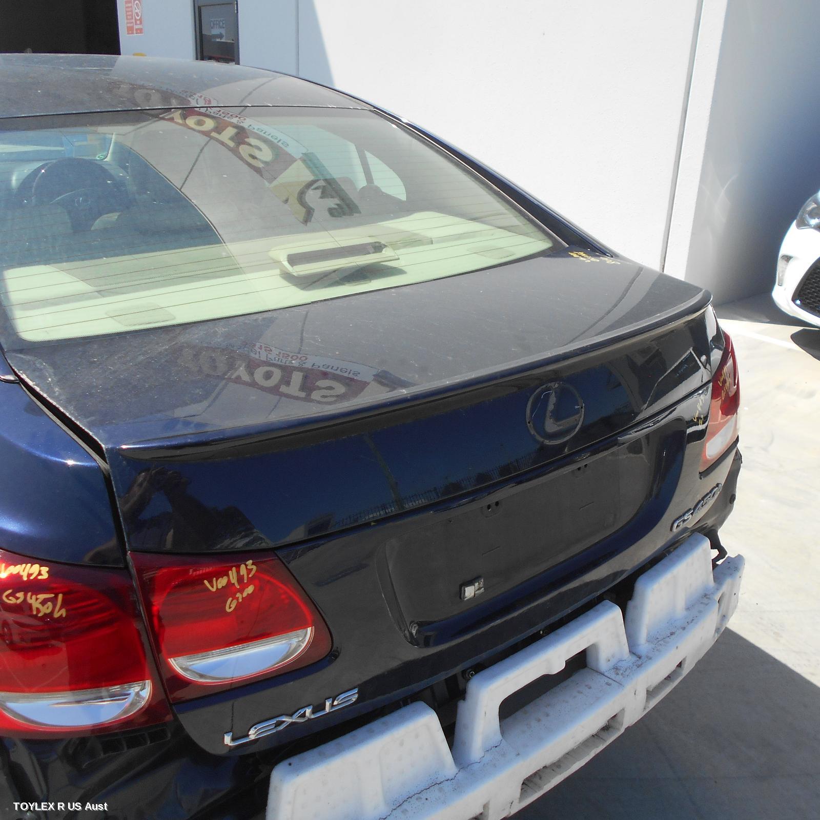 LEXUS GS 2007 Bootlid/Tailgate BOOTLID, 190 SERIES, SPOILERED TYPE, W/ CAMERA