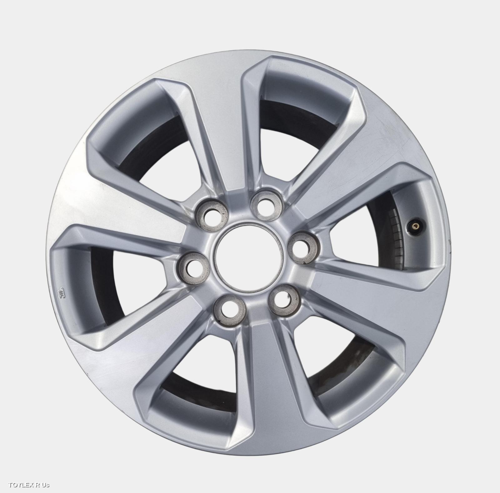 TOYOTA LANDCRUISER 2024 Wheel Mag 300 SERIES, FACTORY, 18X7.5IN, 6 U SPOKE, SILVER