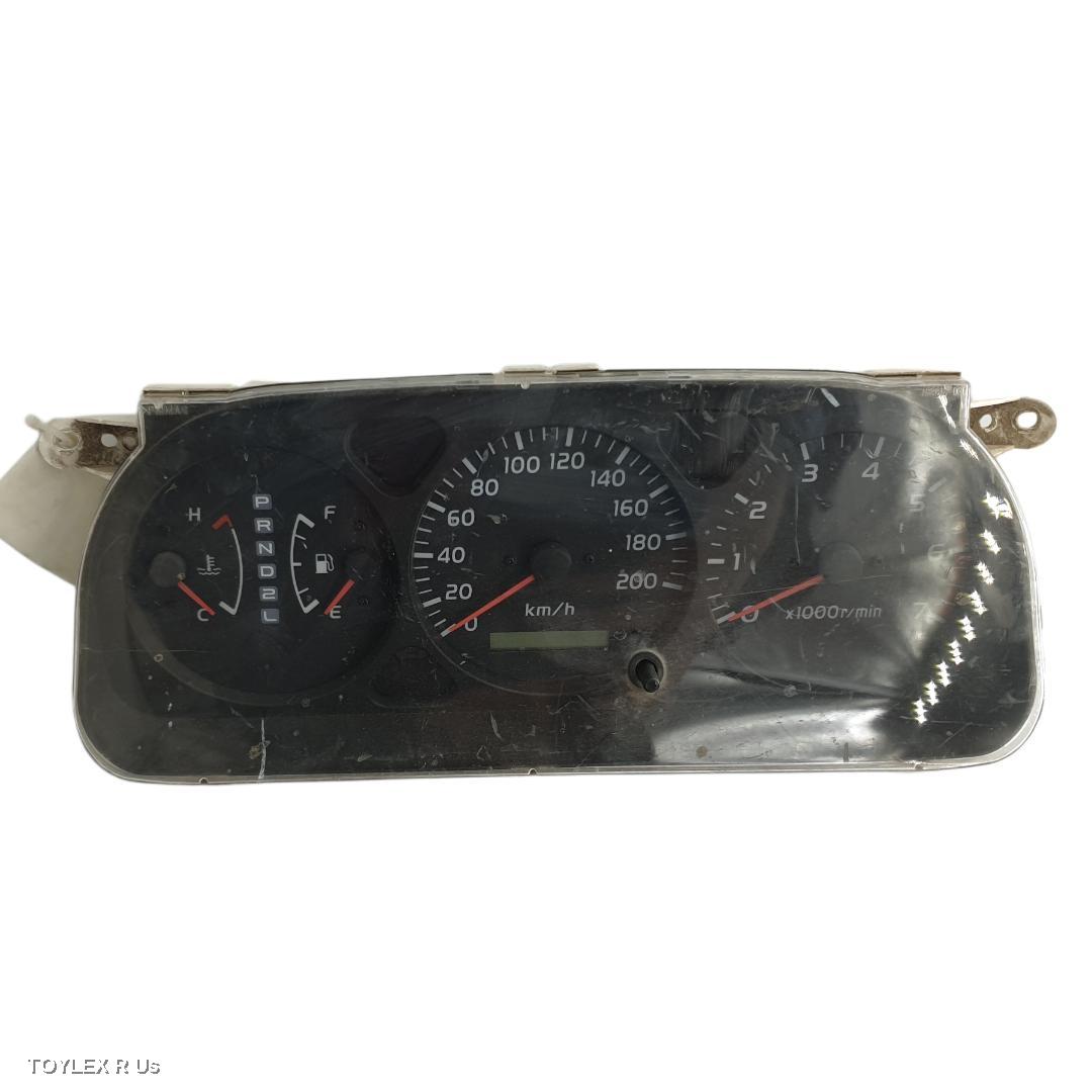 TOYOTA PRADO 2000 Instrument Cluster PETROL, AUTO T/M, DIGITAL ODOMETER, W/O ACTIVE TRC, 95 SERIES