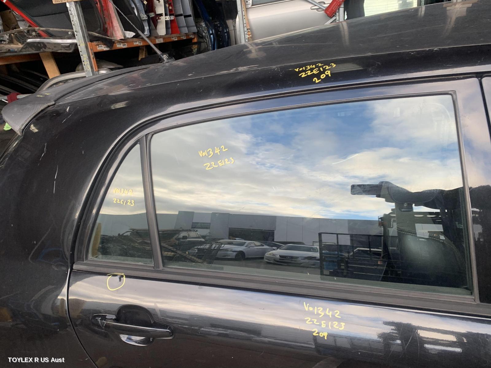 TOYOTA COROLLA 2005 Right Rear Door Window ZZE122 (SOUTH AFRICA-VIN AHT), HATCH