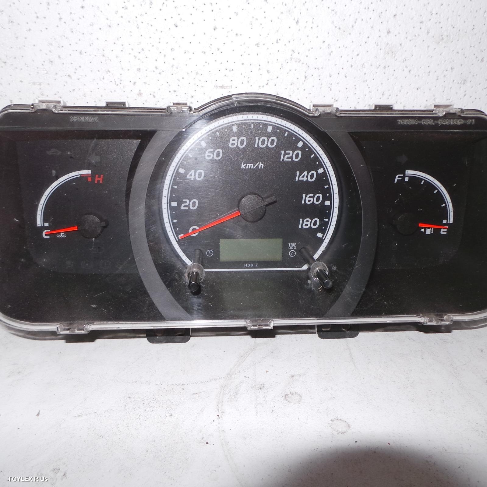 TOYOTA HIACE 2010 Instrument Cluster PETROL, MANUAL T/M, TRH