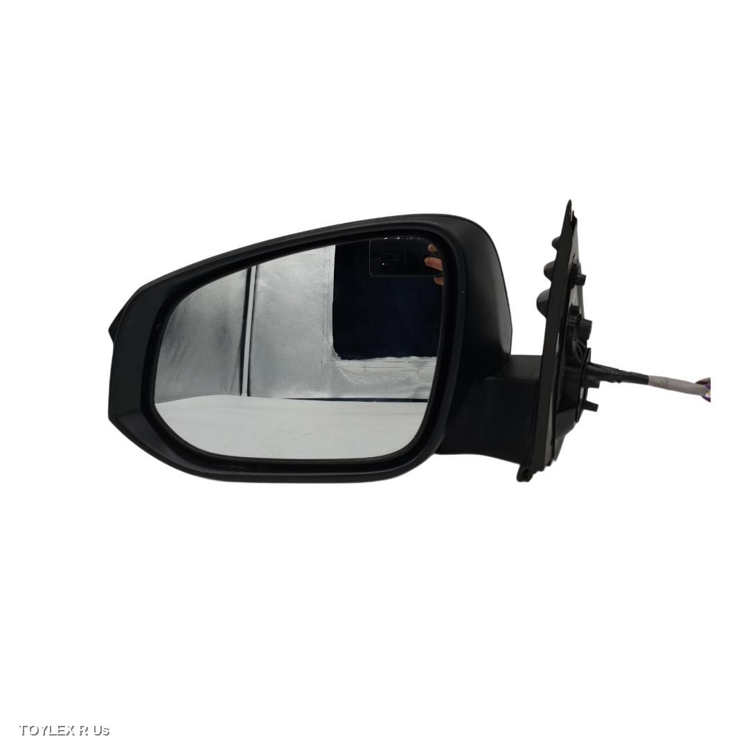 TOYOTA HILUX 2018 Left Door Mirror MANUAL FOLDING, BLACK, NON INDICATOR TYPE