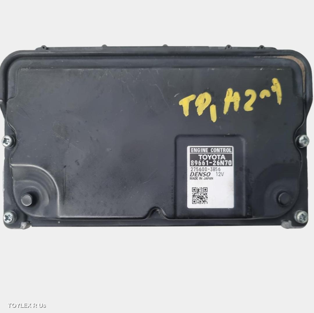 TOYOTA HIACE 2015 Ecu ENGINE ECU, 2.7, 2TR-FE, PETROL, AUTO T/M, 89661-26N70, ECU ONLY, TRH