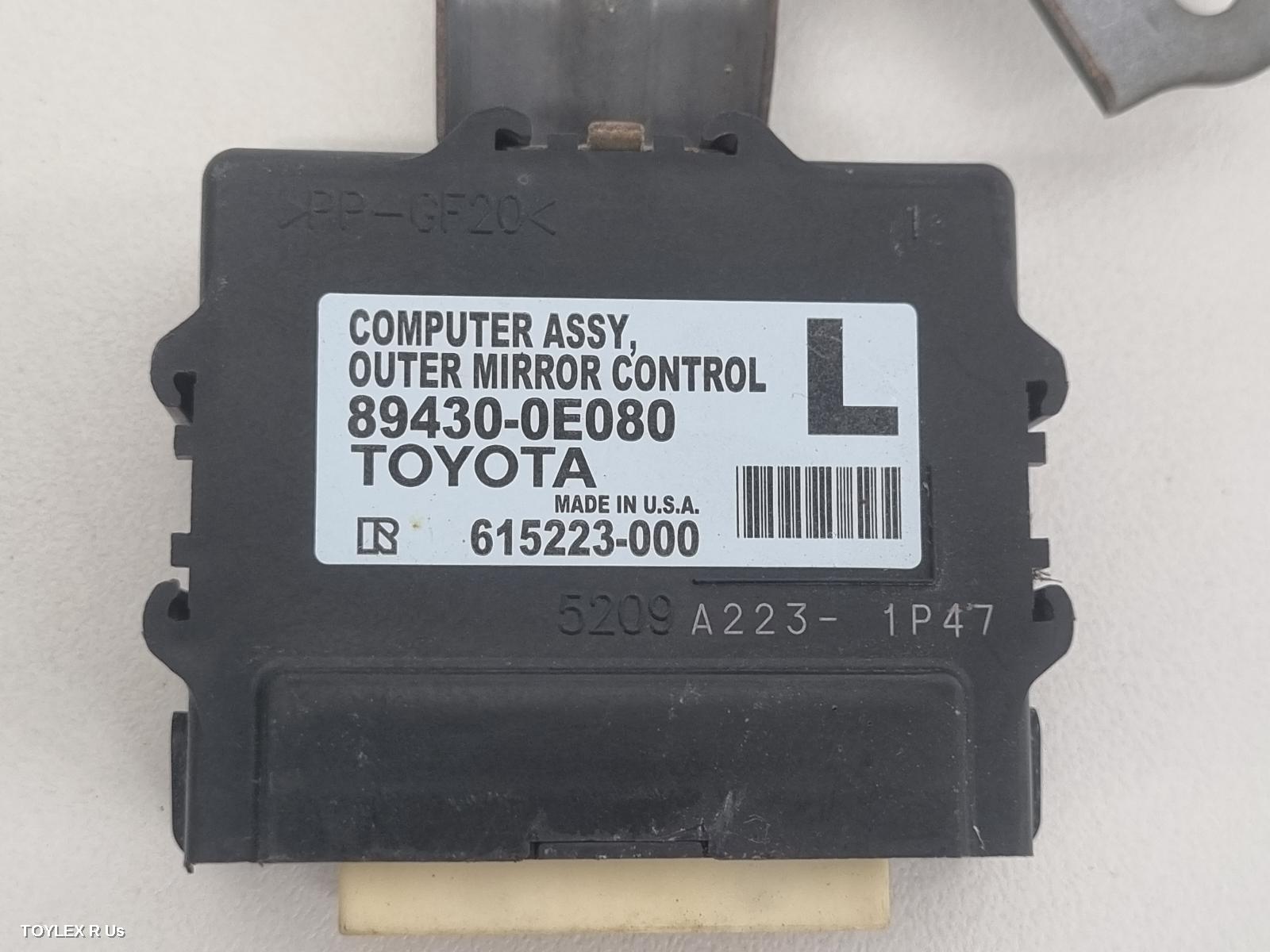 TOYOTA KLUGER 2014 Misc Switch/Relay XU50 SERIES