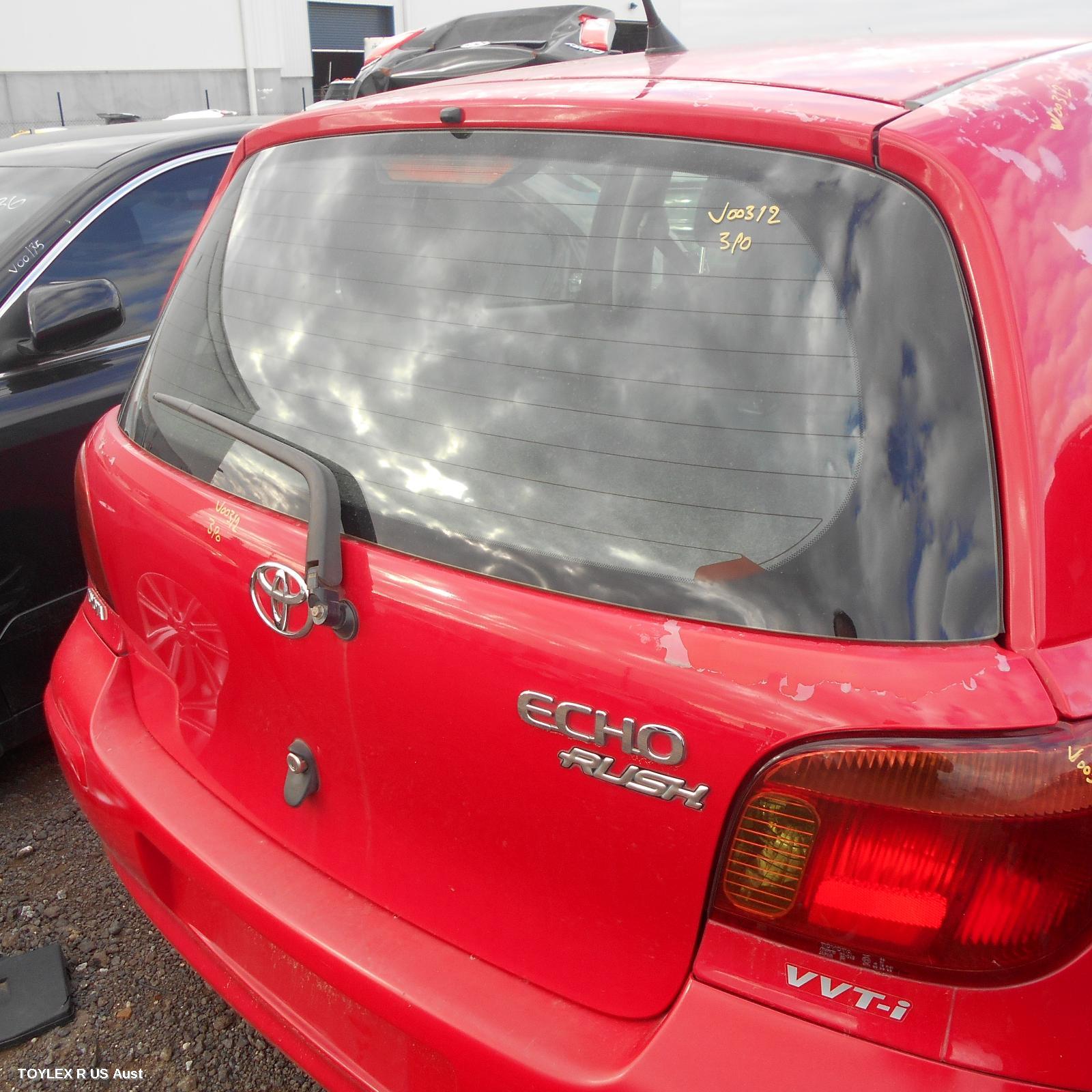 TOYOTA ECHO 2005 Bootlid/Tailgate TAILGATE, NON SPOILER TYPE (W/ 3RD BRAKE LAMP)