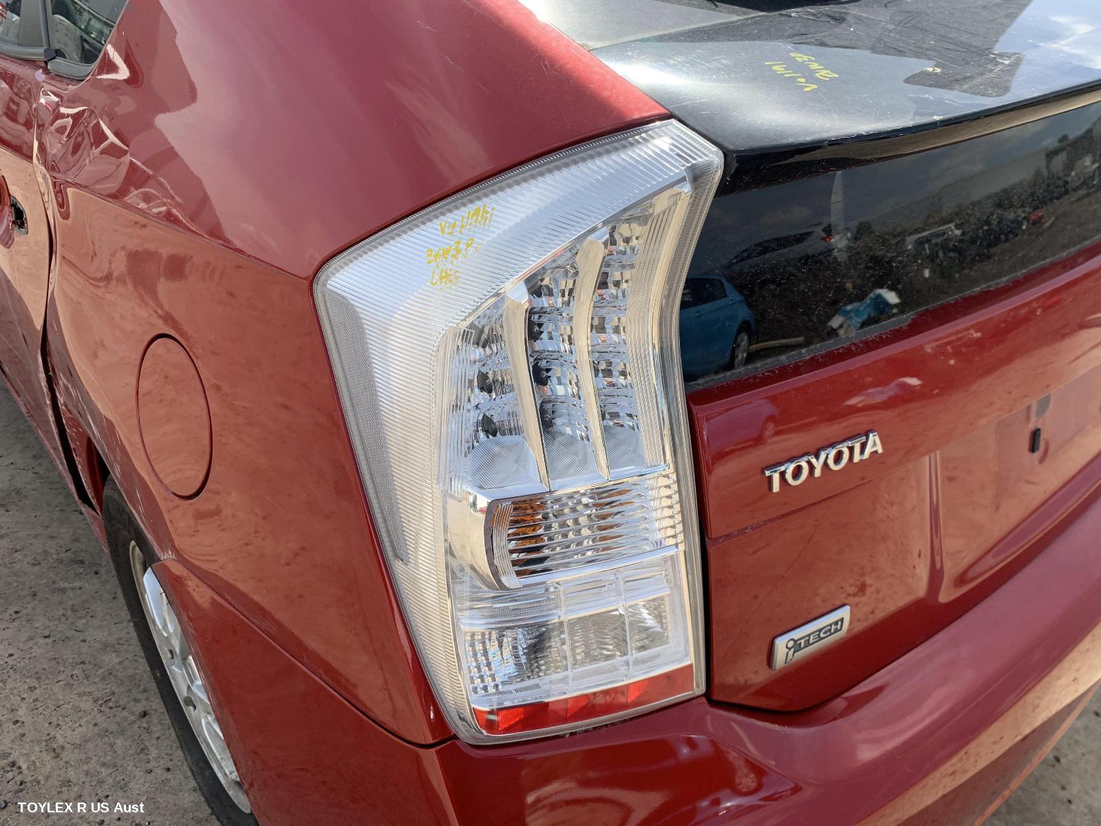 TOYOTA PRIUS 2011 Left Taillight ZVW30R, LENS# 4737