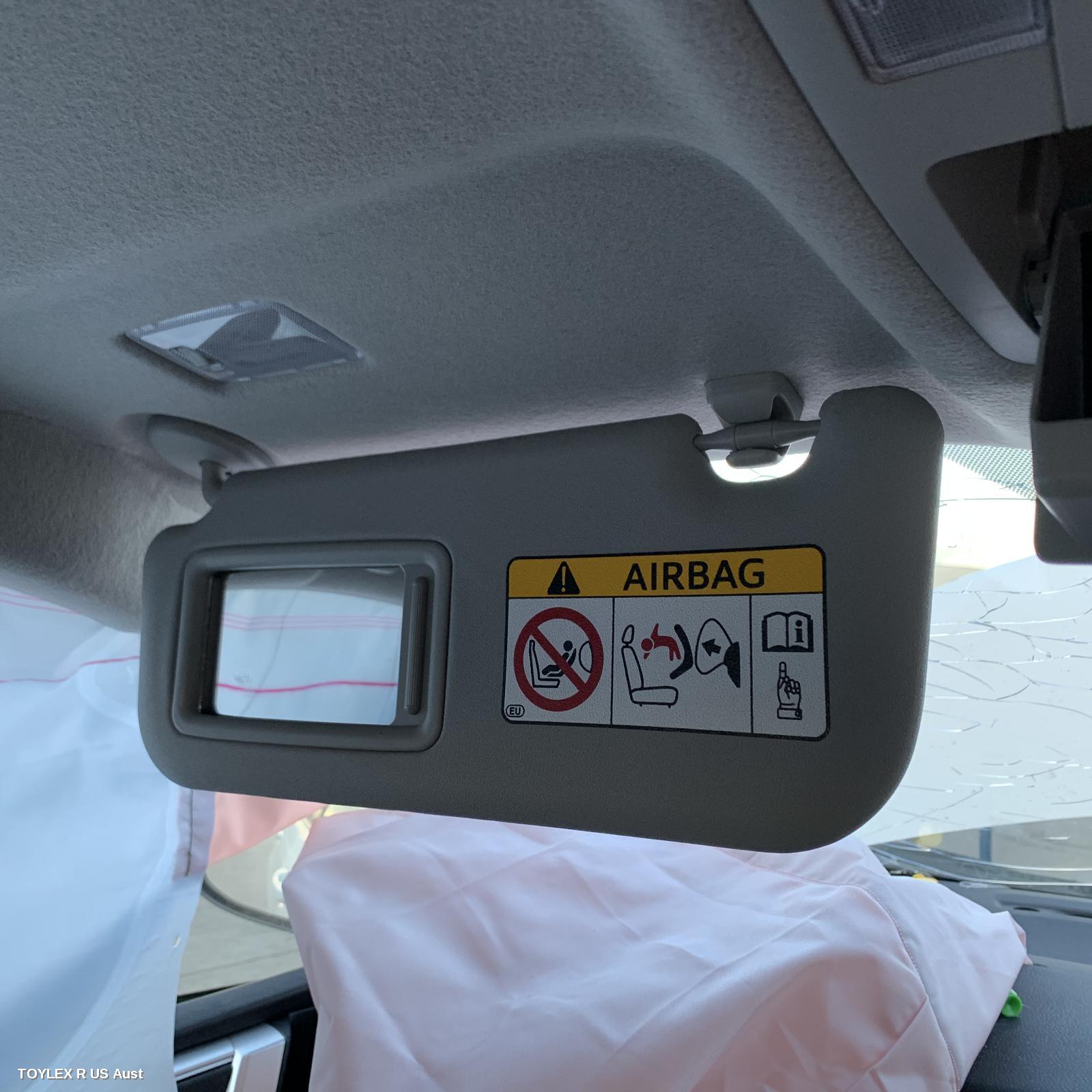 TOYOTA COROLLA 2018 Sunvisor ZRE172R, LH SIDE