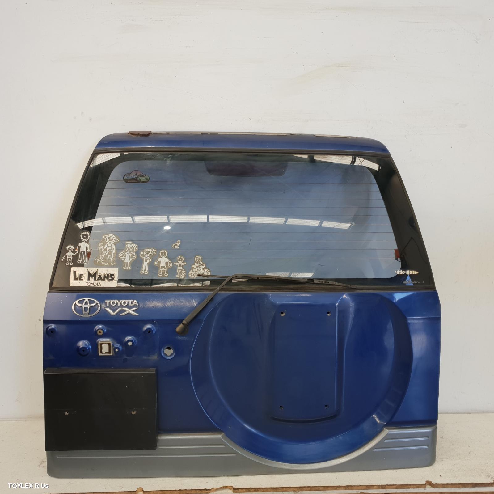 TOYOTA PRADO 2000 Bootlid/Tailgate TAILGATE, 95 SERIES, W/ GARNISH TYPE