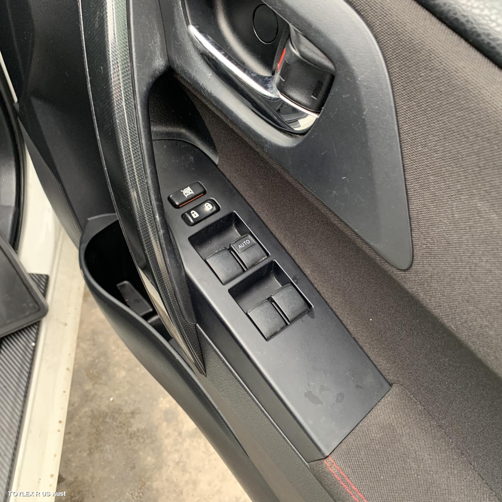 TOYOTA COROLLA 2012 Pwr Dr Wind Switch RH FRONT (MASTER SWITCH), ZRE182R, HATCH, STANDARD