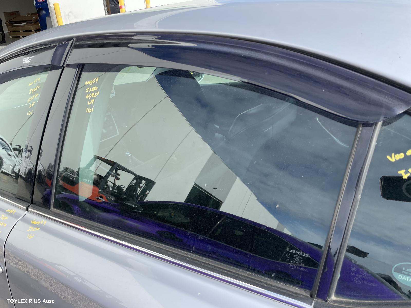 LEXUS IS250/IS250C 2007 Left Rear Door Window IS250/IS350/IS F, GSE20R/GSE21R/USE20R, SEDAN