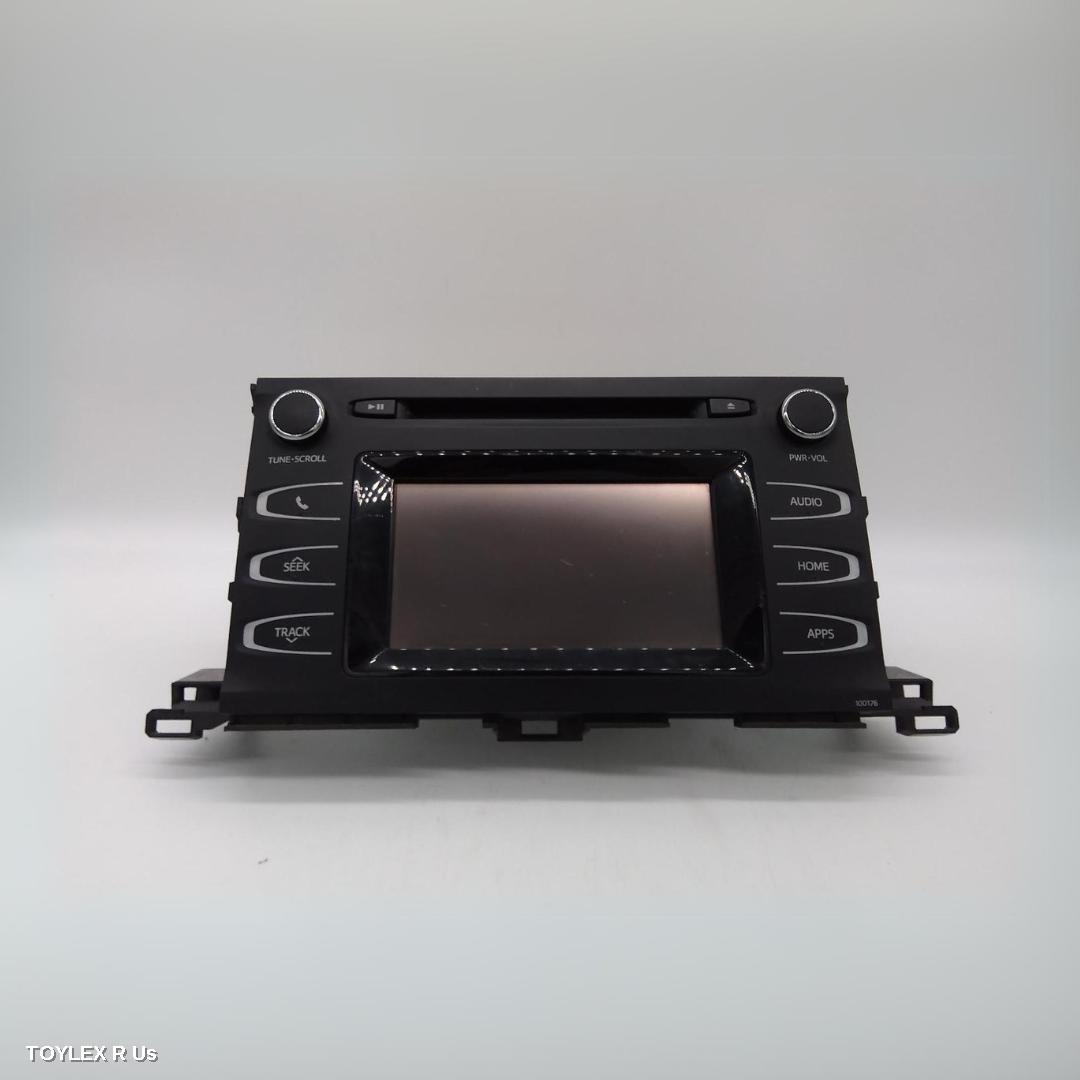 TOYOTA KLUGER 2013 Radio/Cd/Dvd/Sat/Tv CD PLAYER/BLUETOOTH/REVERSE CAMERA UNIT, GSU50/GSU55