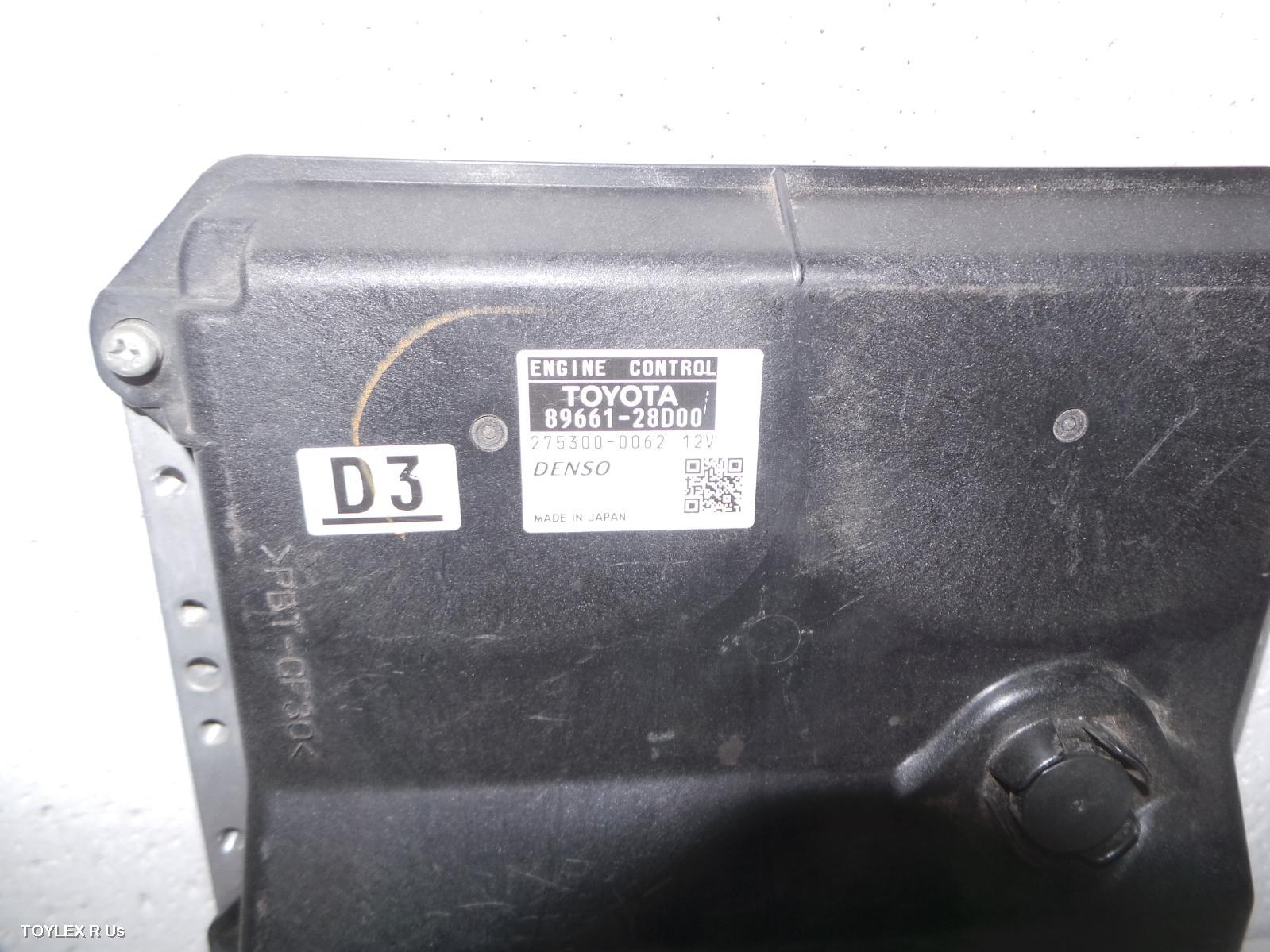 TOYOTA TARAGO, Ecu, ENGINE ECU, 3.5, 2GR-FE, ECU ONLY, ACR50R, 02/07-