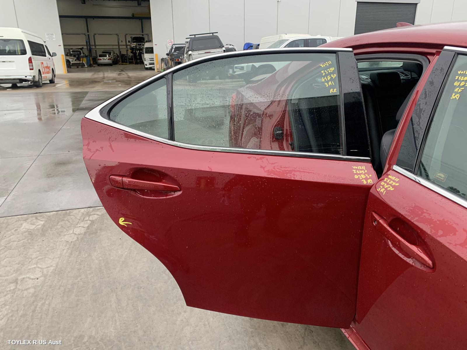 LEXUS IS SERIES 2013 Right Rear Door Sliding XE30
