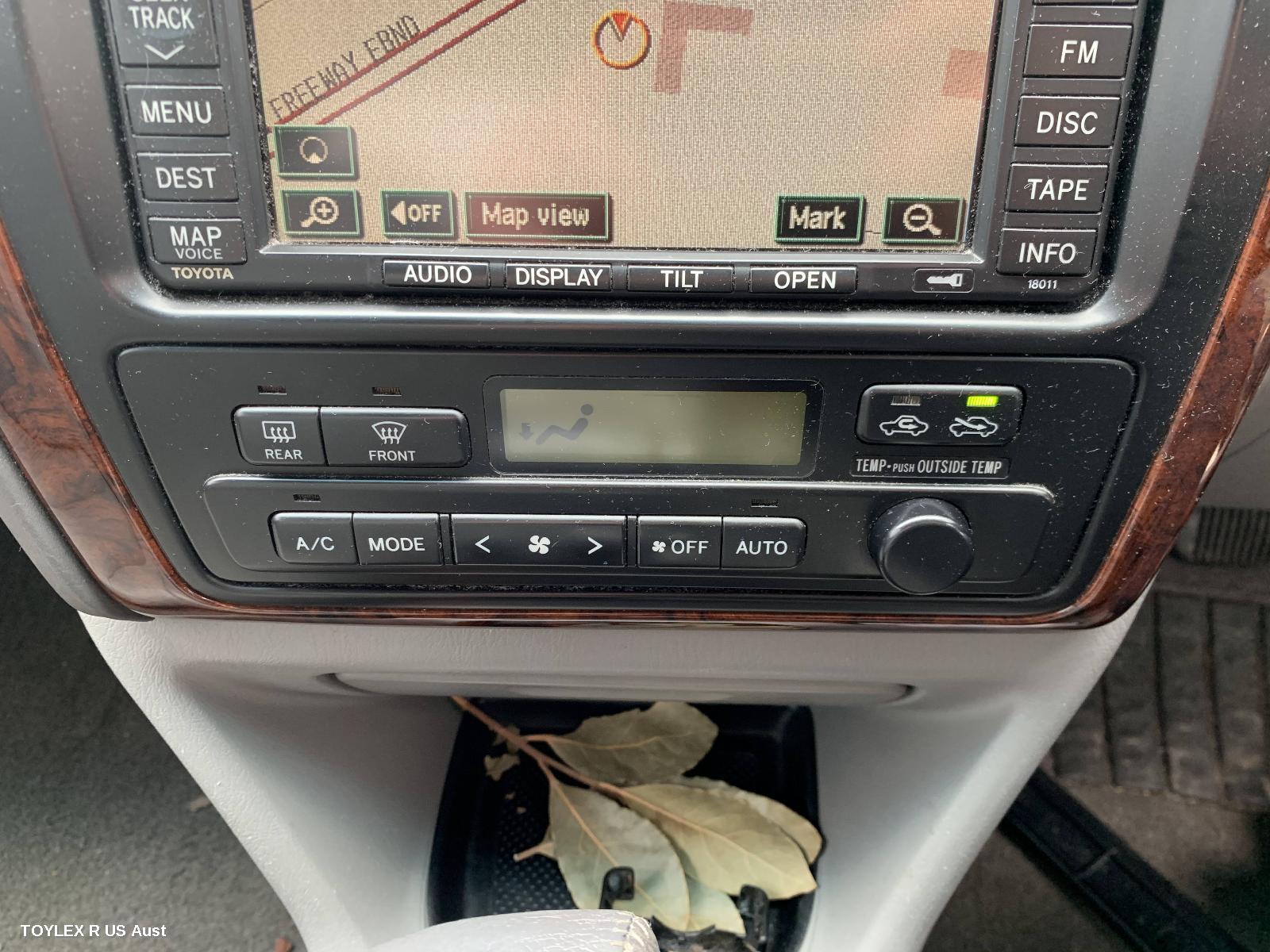 TOYOTA AVALON 2004 Heater/Ac Controls CLIMATE CONTROL UNIT, MCX10R