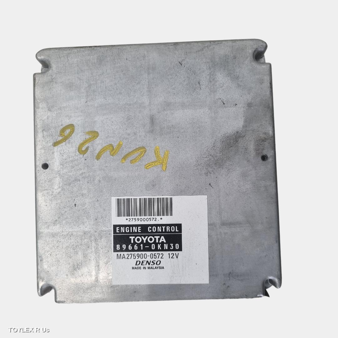 TOYOTA HILUX 2009 Ecu ENGINE ECU, 3.0, 1KD-FTV, DIESEL, MANUAL, P/N 89661-0KN30, ECU ONLY