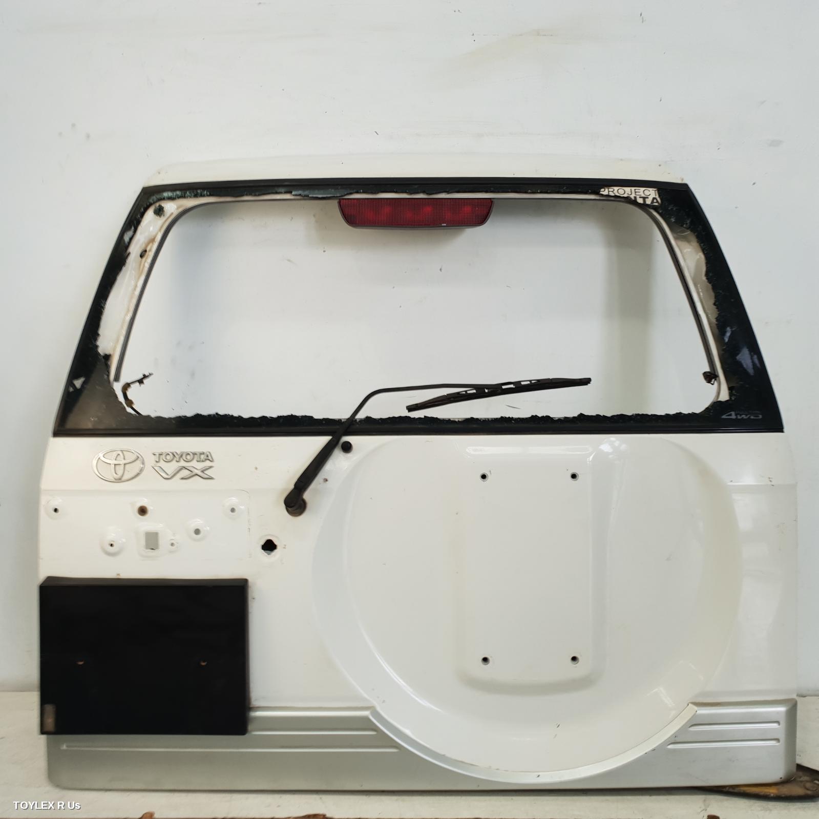TOYOTA PRADO 2000 Bootlid/Tailgate TAILGATE, 95 SERIES, W/ GARNISH TYPE