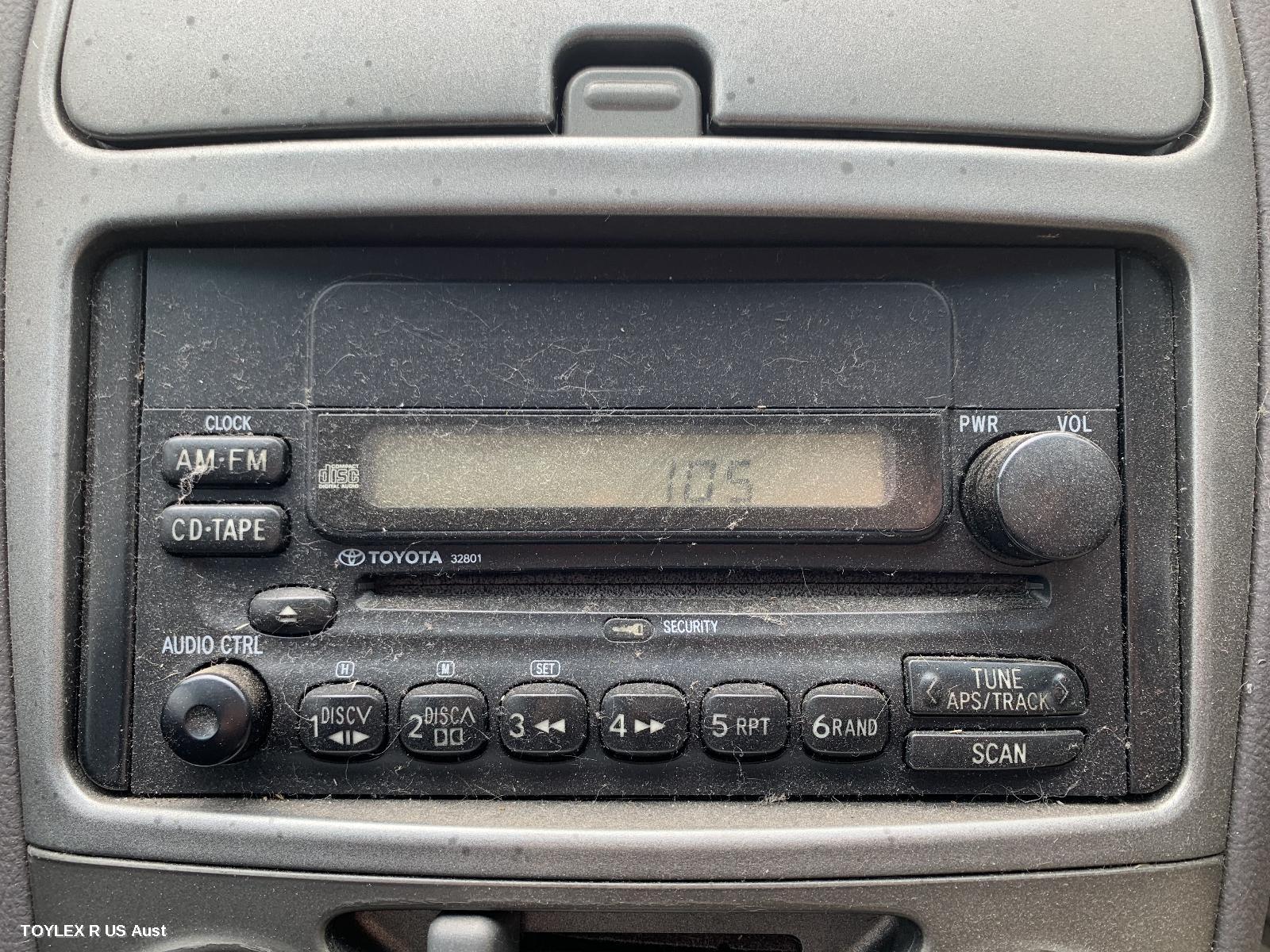 TOYOTA CELICA 2000 Radio/Cd/Dvd/Sat/Tv ZZT231, STANDARD
